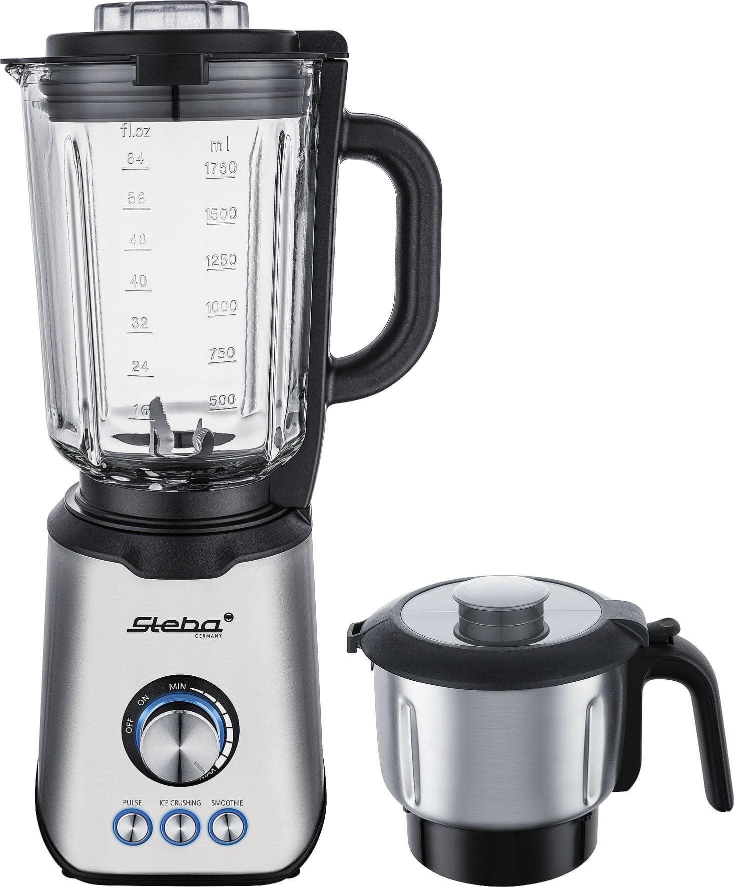 STEBA Standmixer MX 4 PLUS Schwarz Edelstahl 1200 W