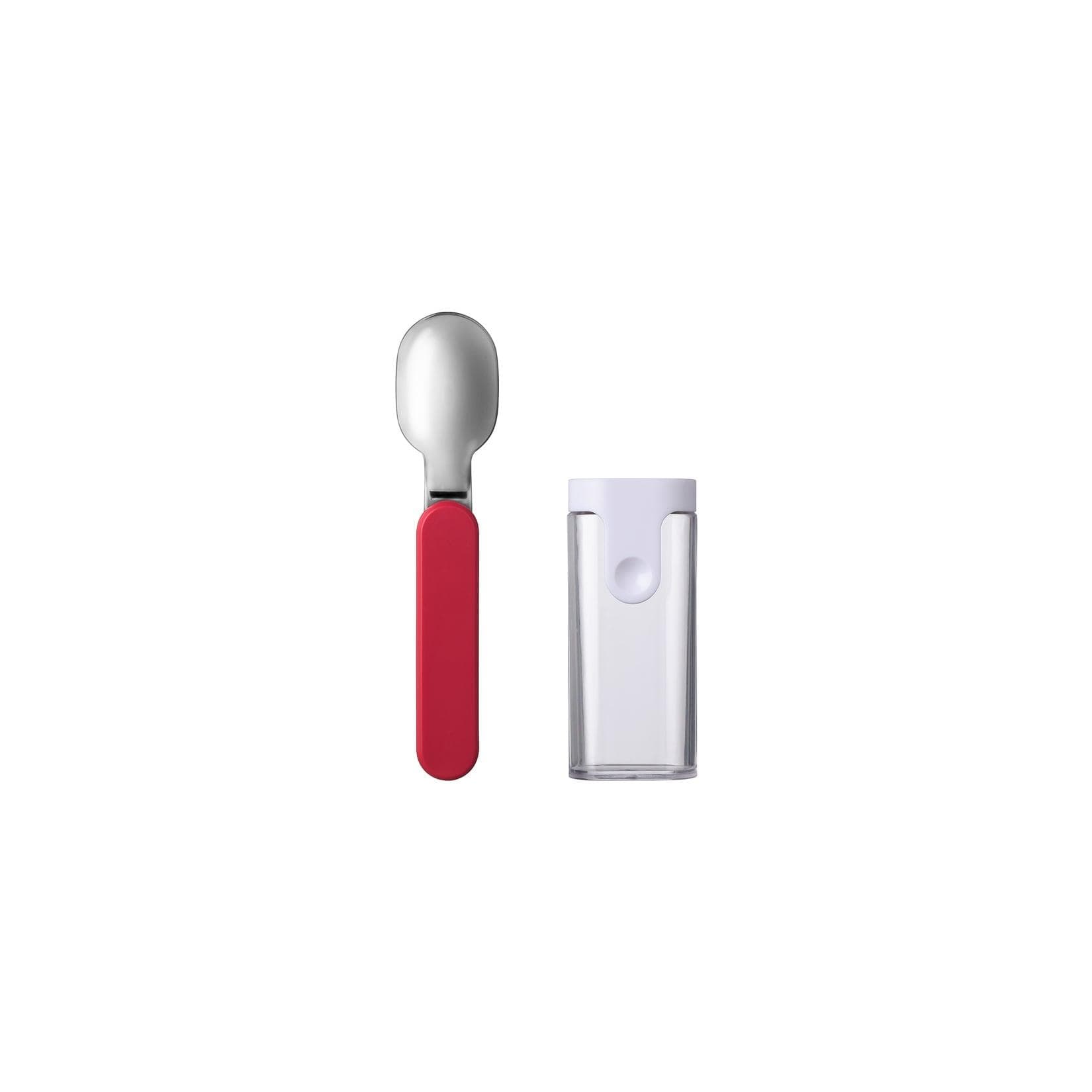 Mepal Faltbarer Löffel Ellipse rot (Nordic Red)