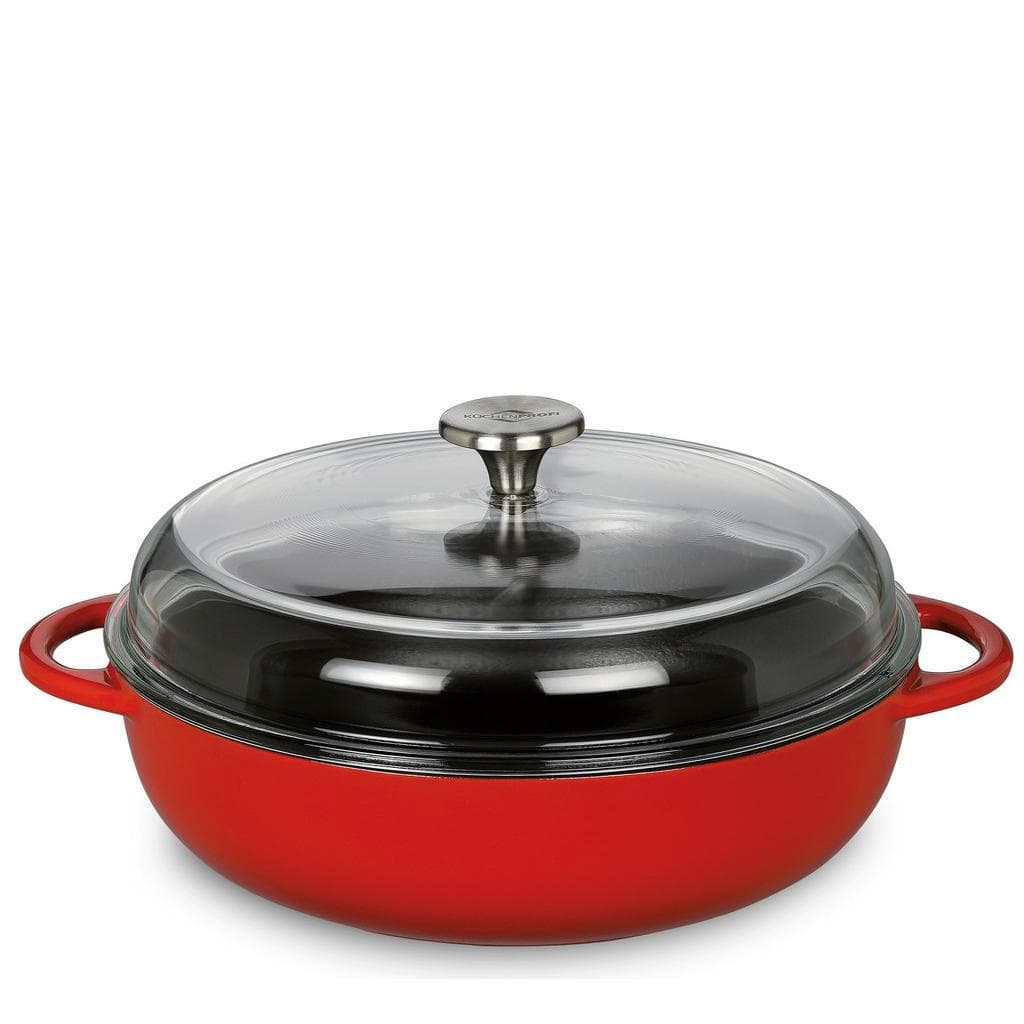 Küchenprofi Bratpfanne Provence Rot Metall 3,9 L Antihaftbeschichtet