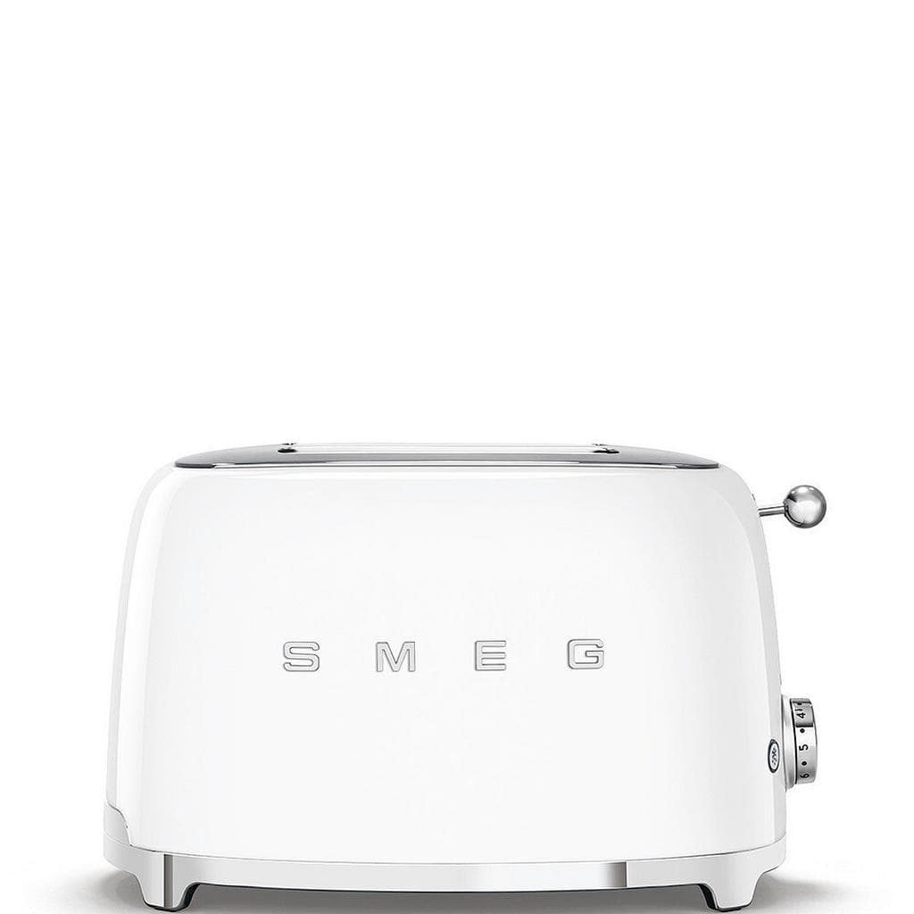 Smeg Toaster 50's Style Weiß mit Bagel-Funktion