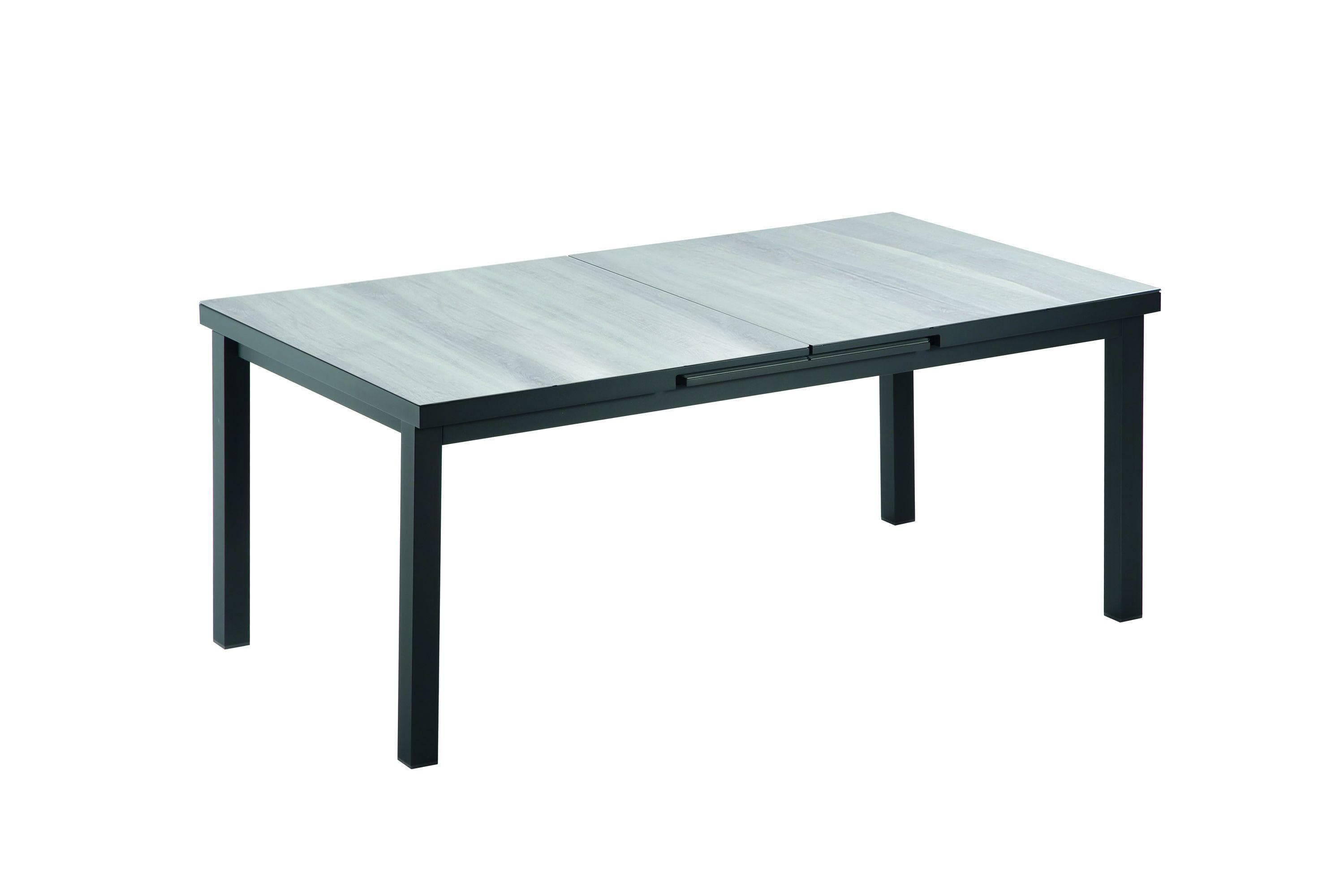 Niehoff Garden Ausziehtisch Nancer mit Glasauflage und Aluminiumgestell