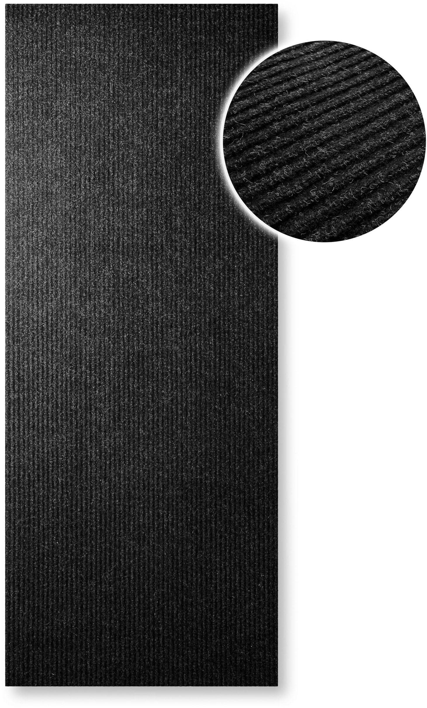 Läufer Buhai Schwarz Polyester Wecon Home