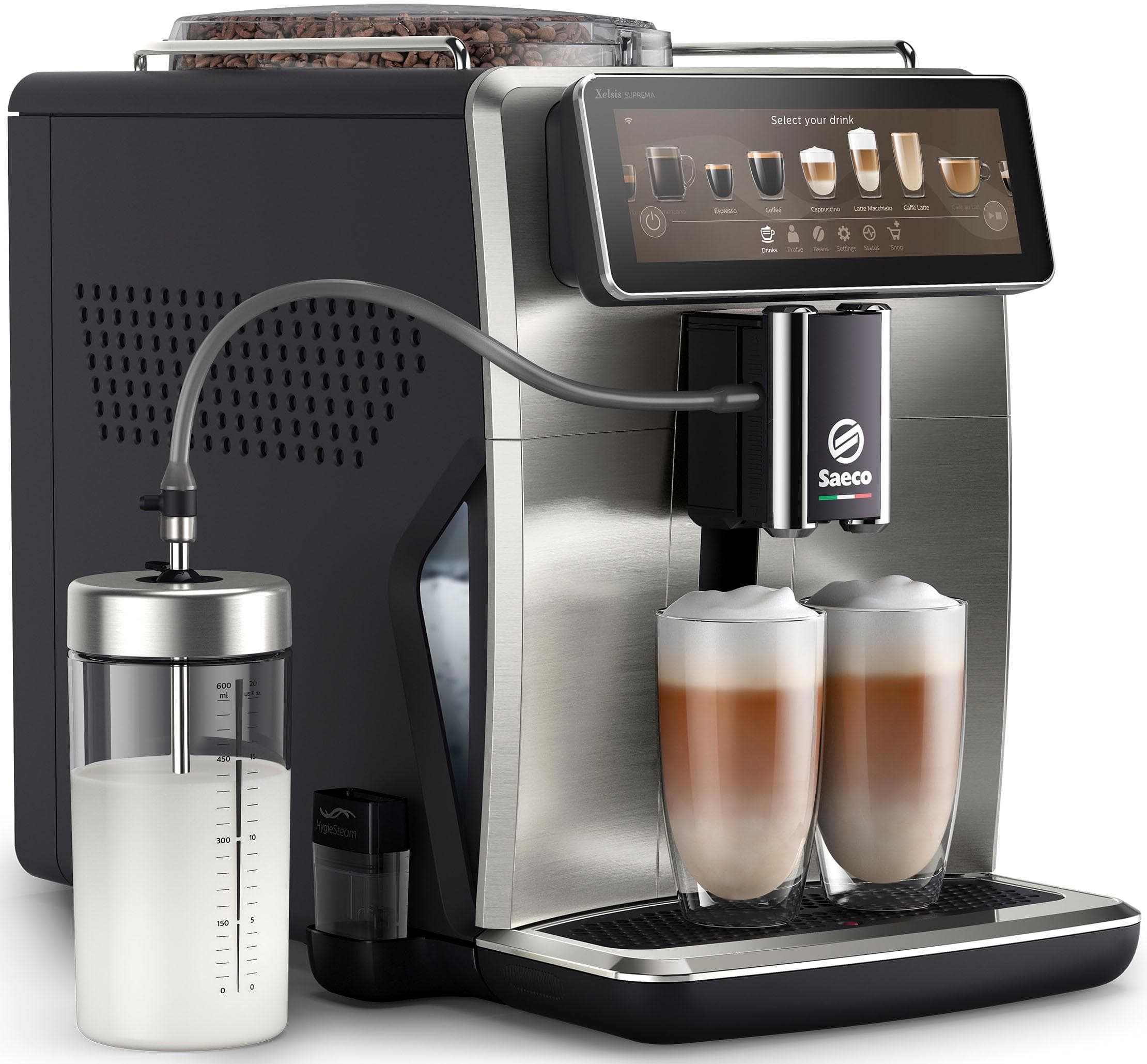 Saeco Xelsis Suprema Kaffeevollautomat Edelstahl 22 Spezialitäten