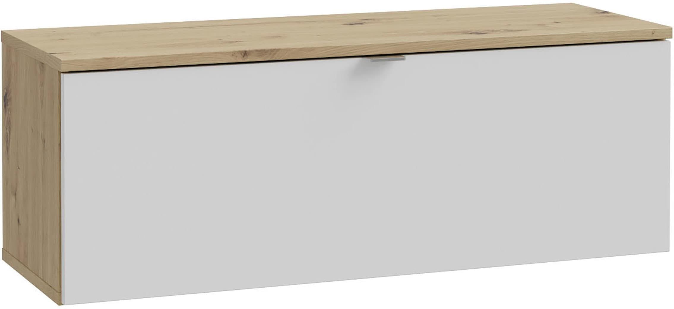 FORTE Libertad TV-Board Lowboard Braun Weiß