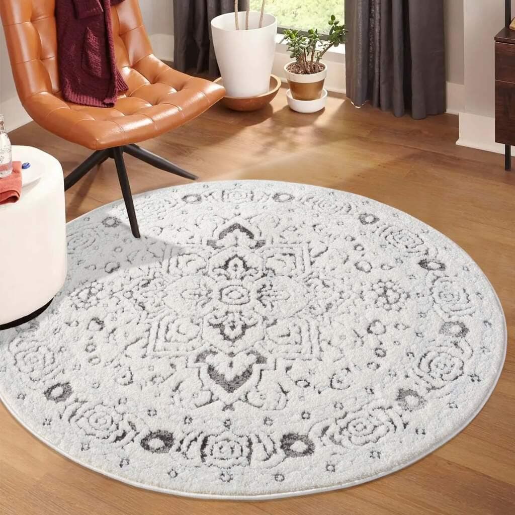 Carpet City Teppich LOUNGE 0638 Kurzflor-Teppich Modern Hoch-Tief-Struktur