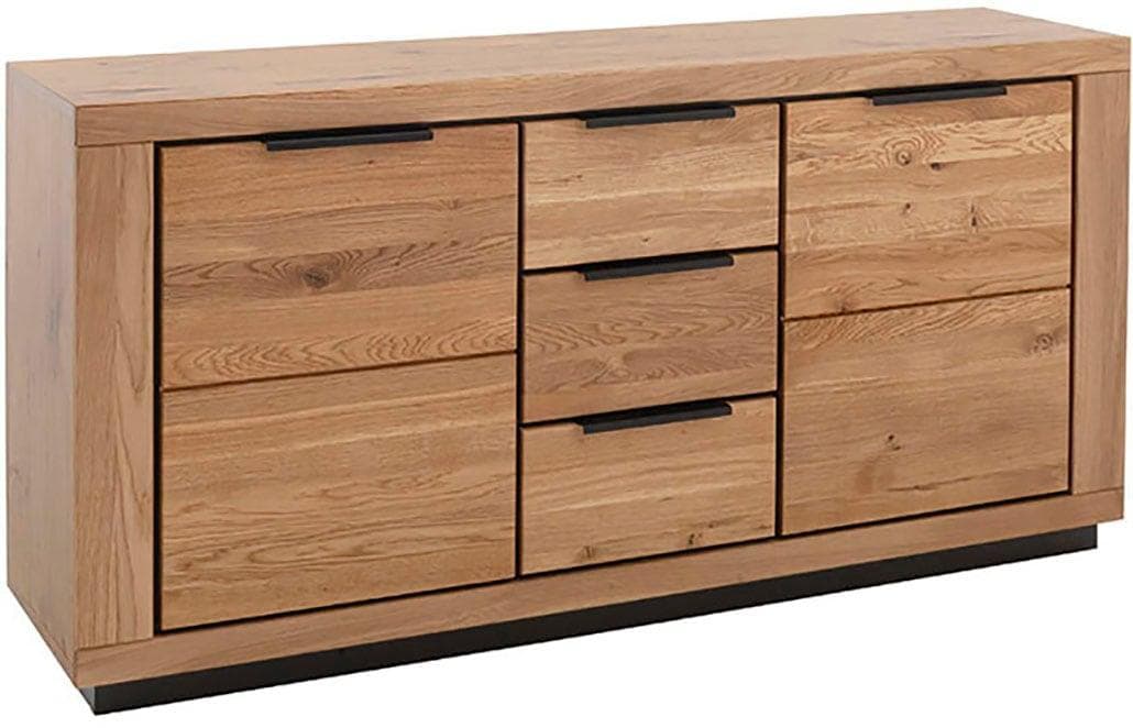 MCA LIVING Sideboard Greno Wildeiche Beige Schwarz