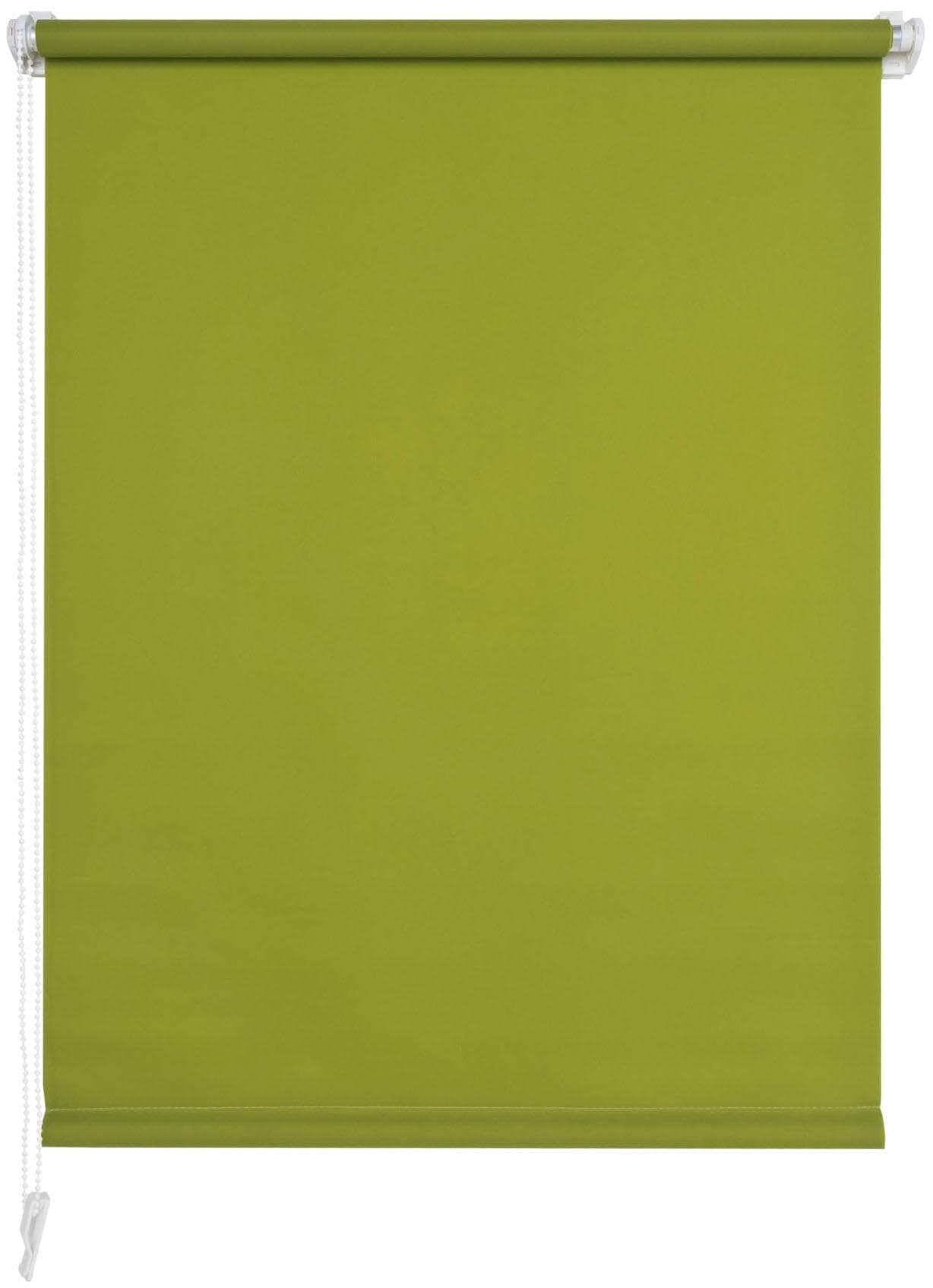 Liedeco Seitenzugrollo Klemmfix Grün Polyester