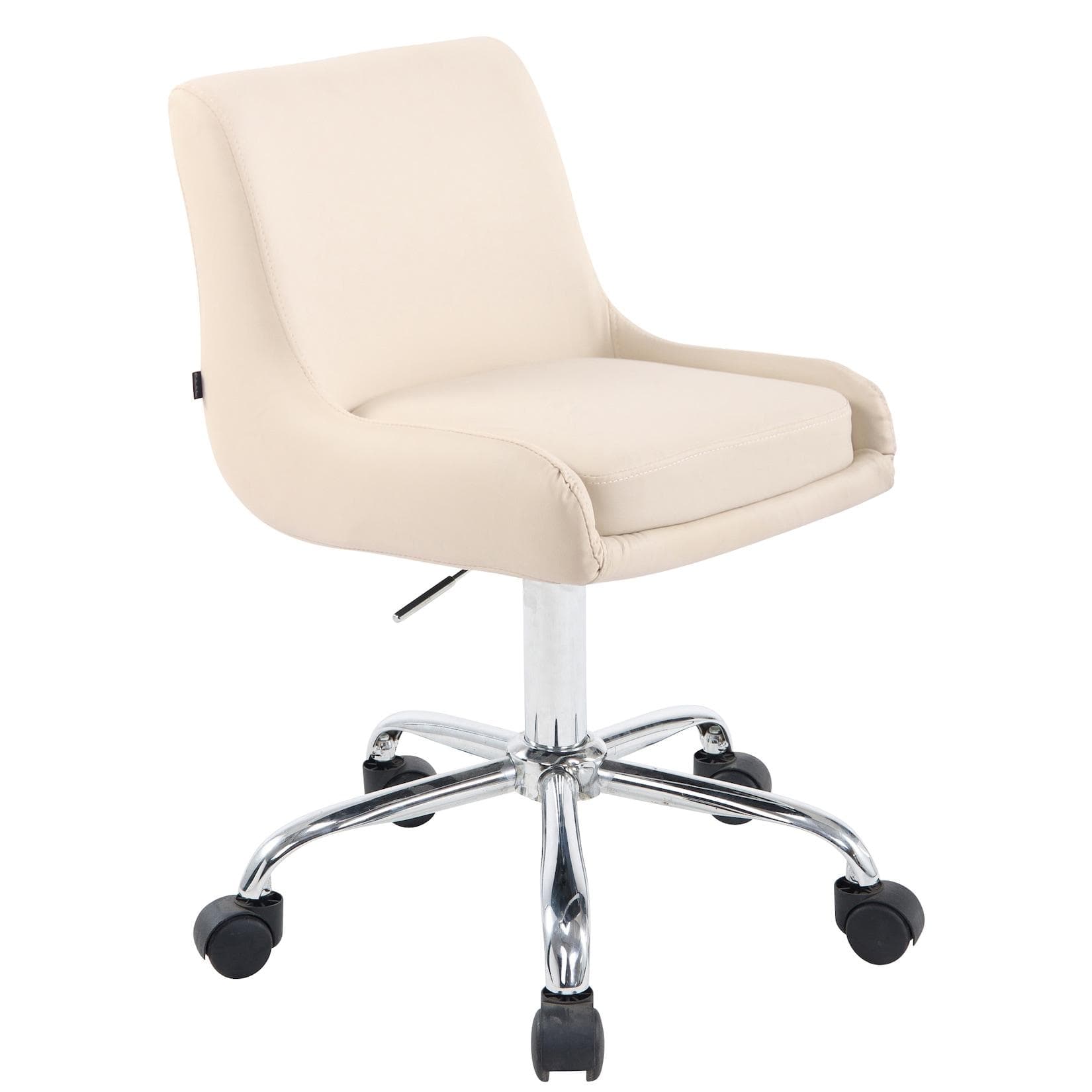 CLP Arbeitshocker Club Kunstleder Polsterung Leichtlaufrollen Höhenverstellbar