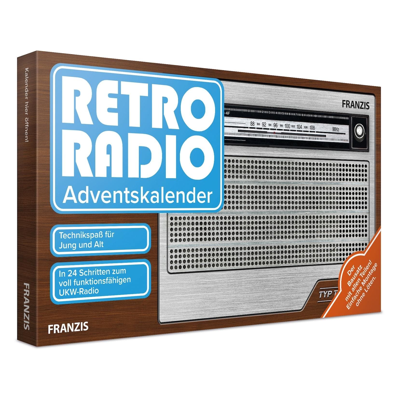 Retro Radio Adventskalender von Franzis