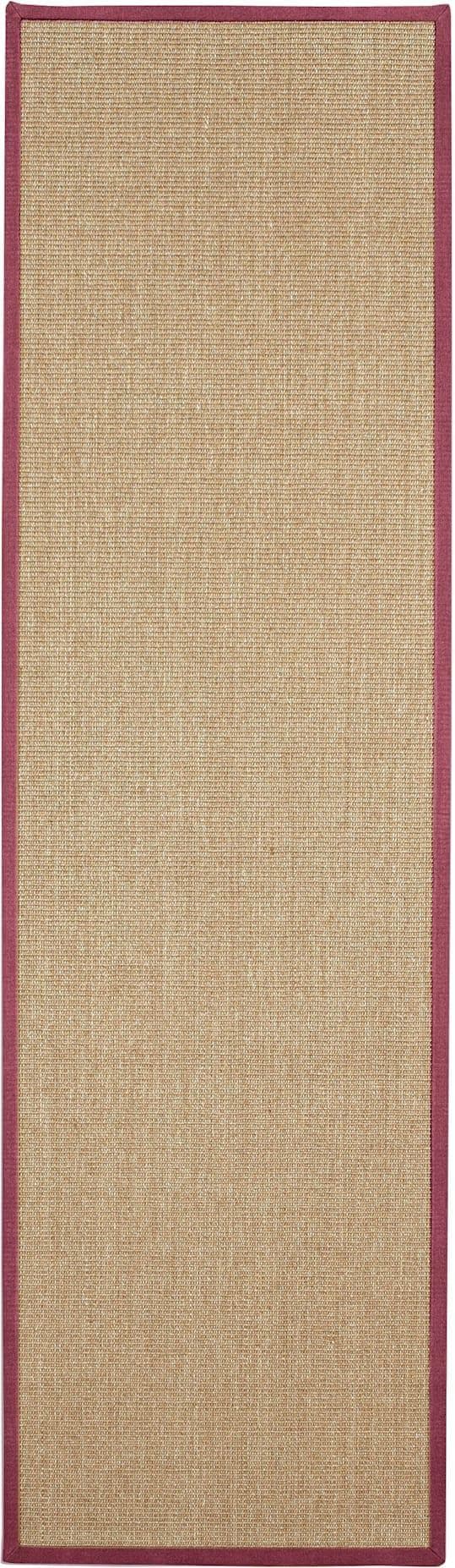HEINE HOME Sisalteppich Weinrot 60x90 cm