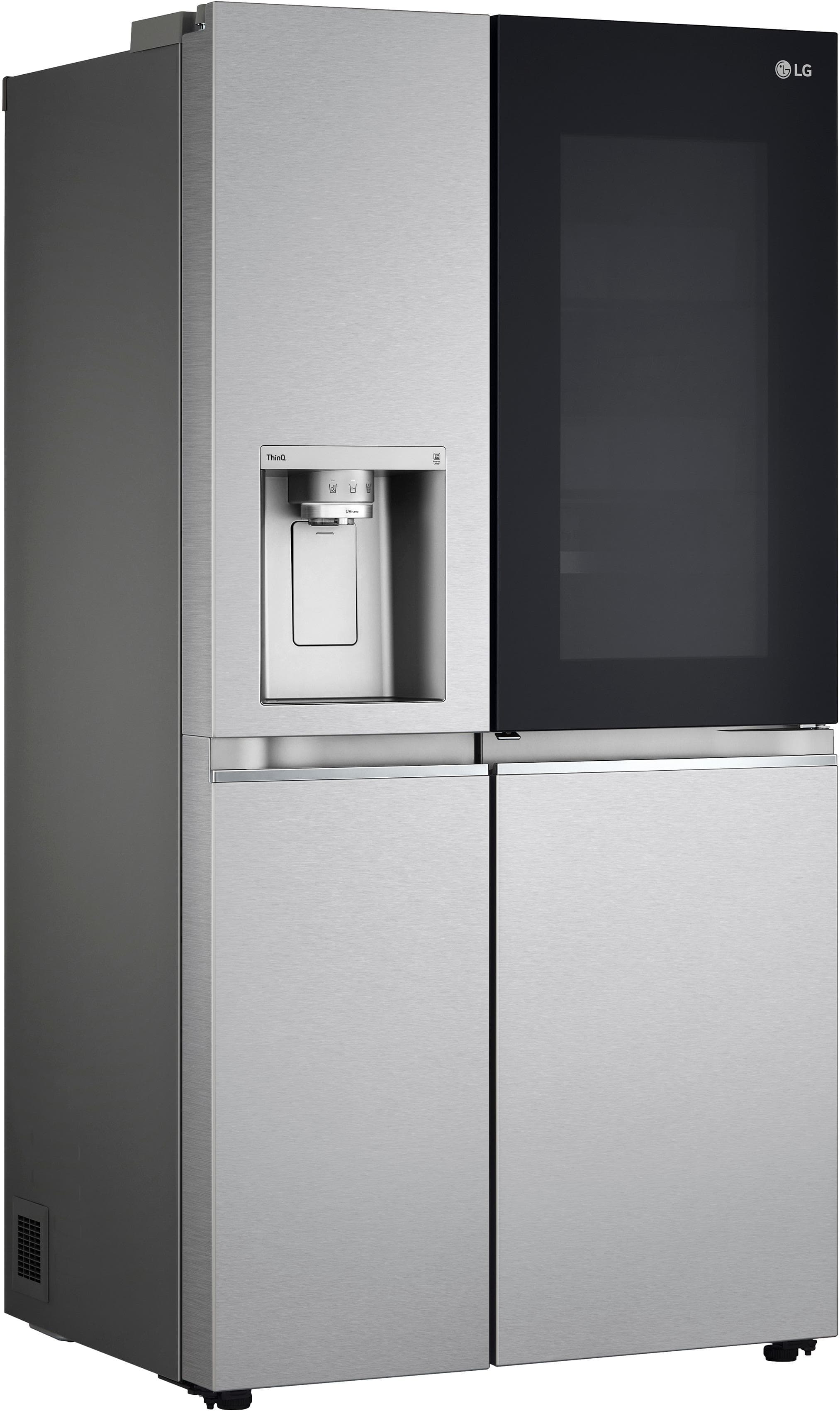 LG Side-by-Side Kühlschrank Silber Crafted Ice InstaView™