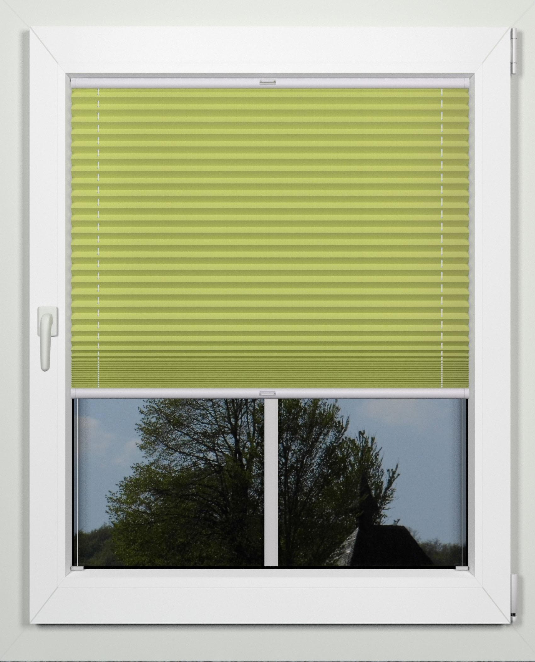 indeko Plissee Simple Grün Lichtschutz 1740556484