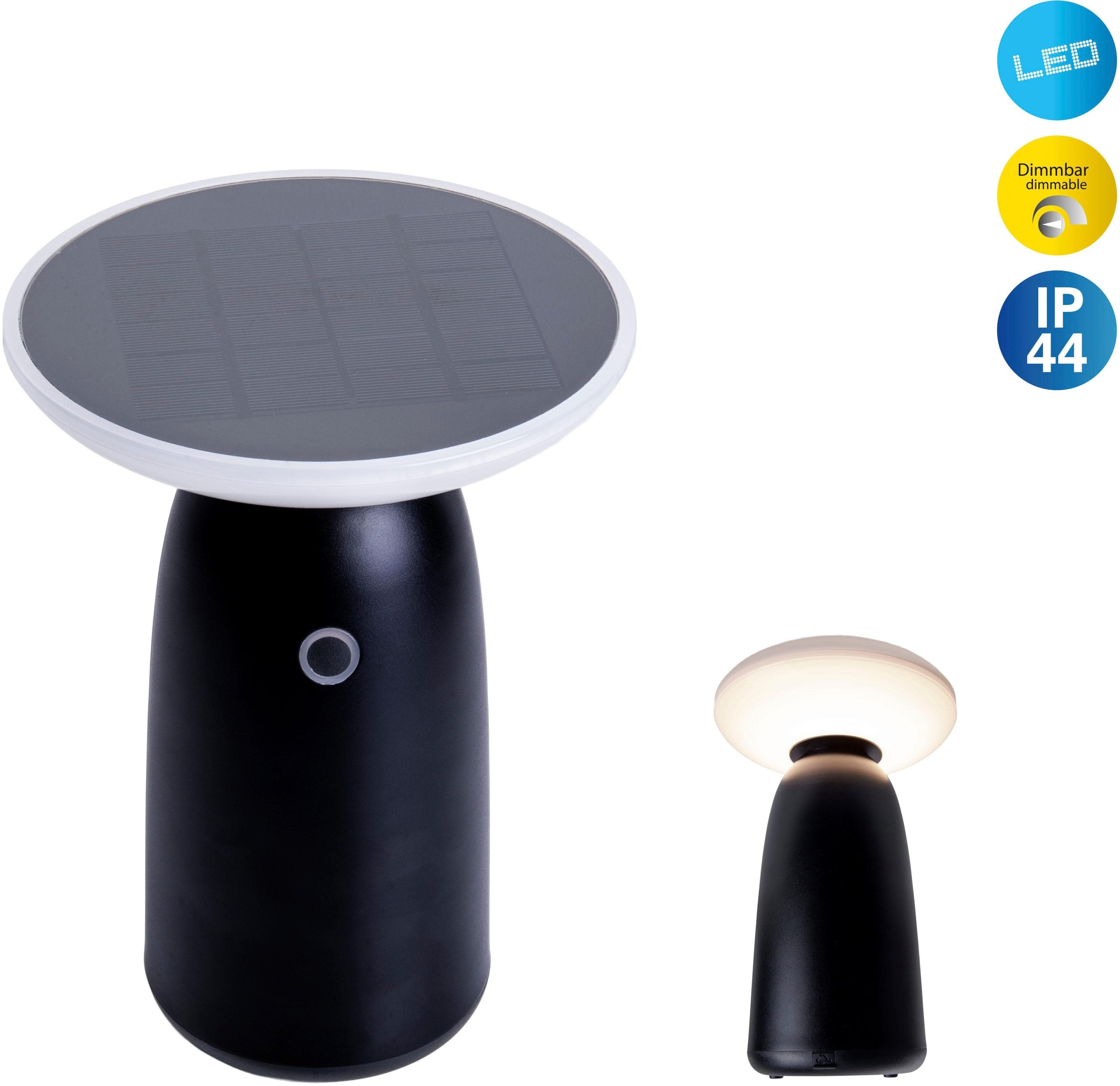 Dimmbare Solarleuchte für Außenbereich, Tisch und Eingangsbereich