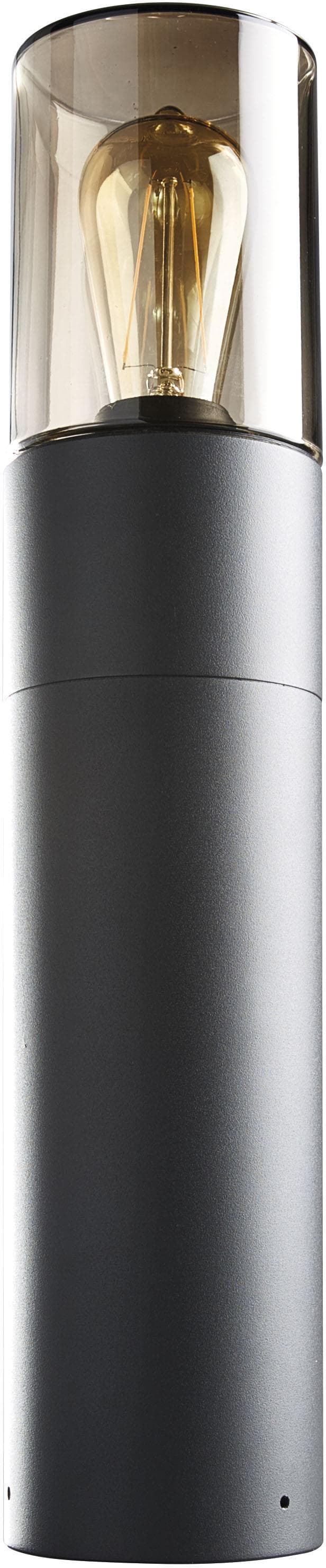 Pollerleuchte HEITRONIC Santorin Grau Outdoor 50cm Ø11cm