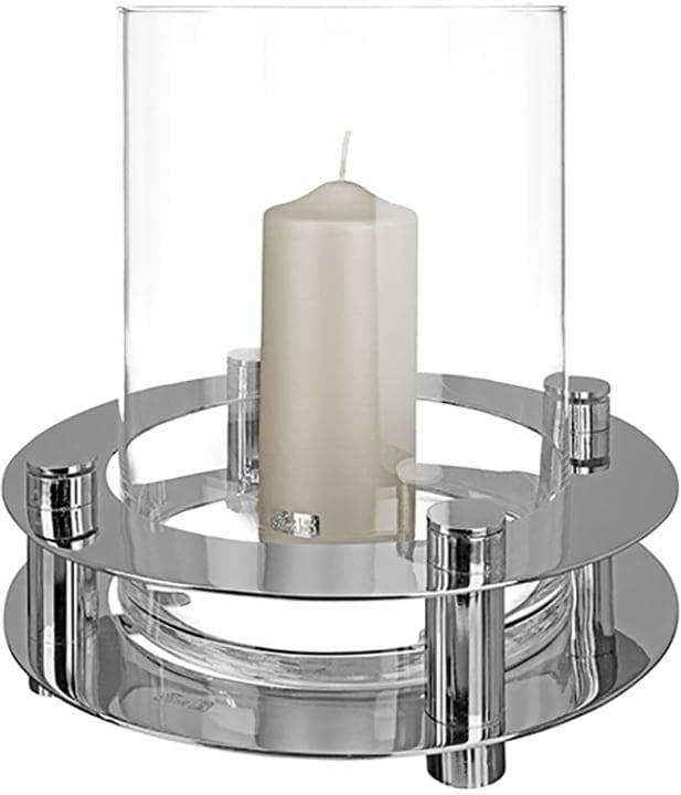 Windlicht Fink Ricardo Silber Metall Kerzenhalter