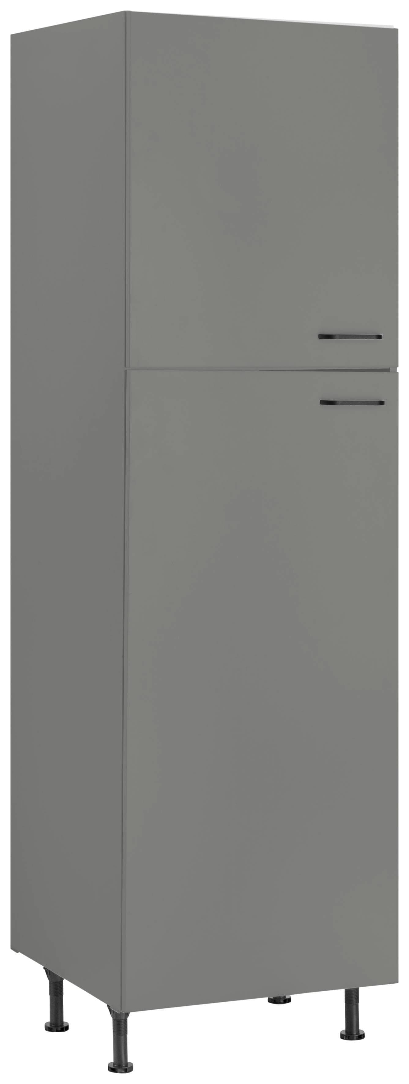 OPTIFIT Kühlumbauschrank Elga Grau Soft-Close