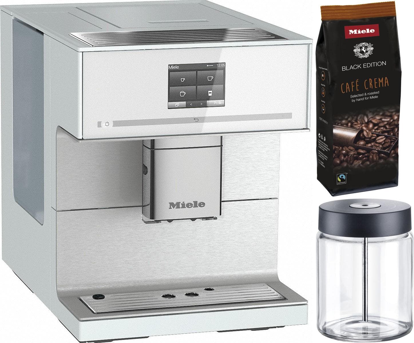 Miele Kaffeevollautomat CM7350 CoffeePassion weiß