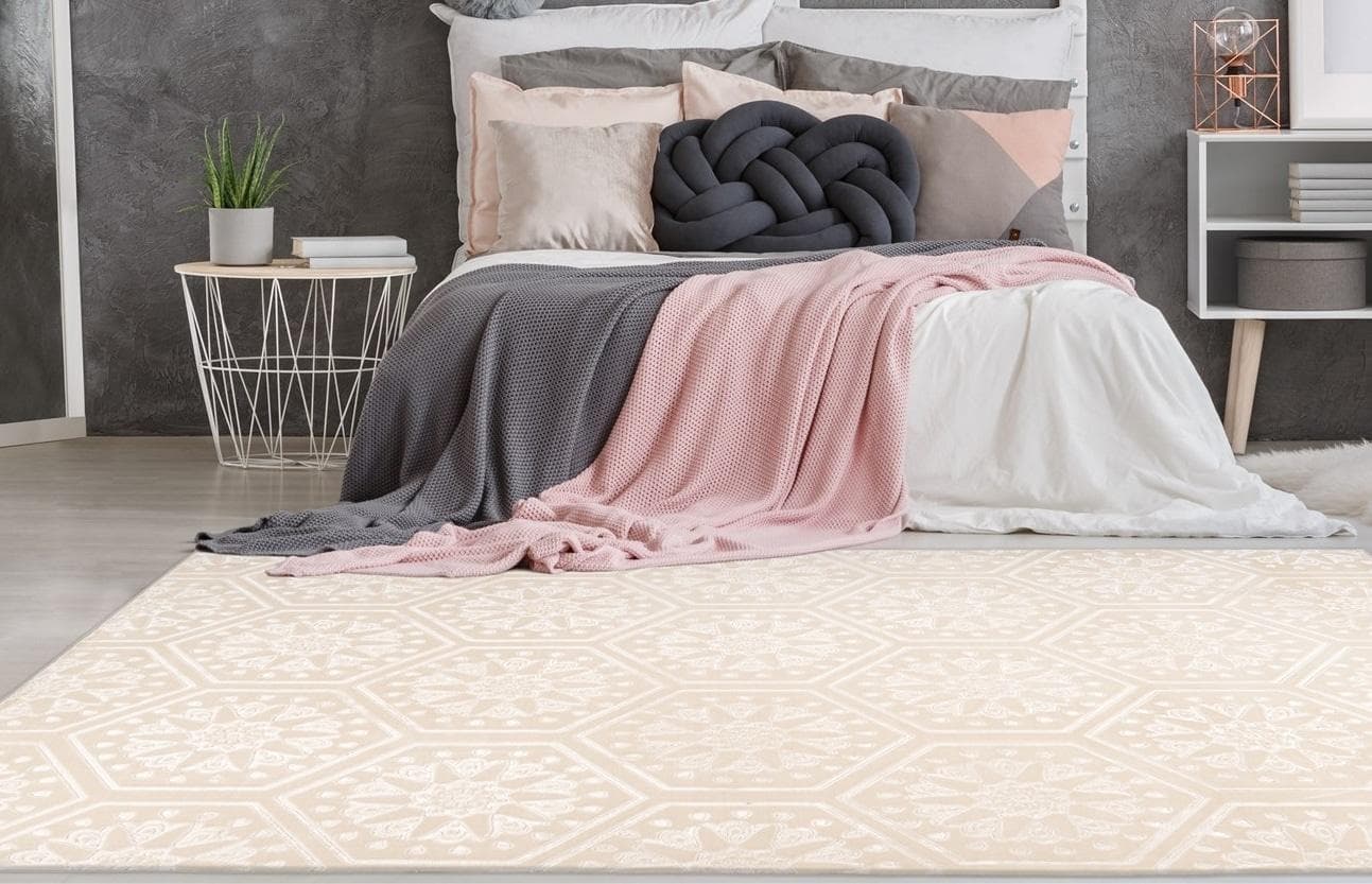 Arte Espina Läufer Monroe 200 Beige Hochflor Teppich