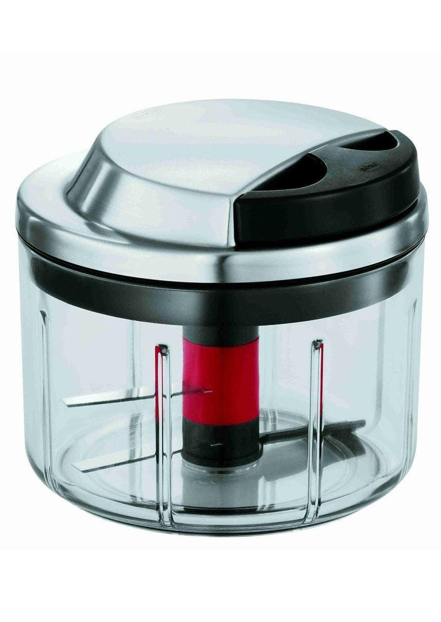 RÖSLE Küchenorganizer-Set Multischneider: Edelstahlgehäuse, Kunststoffschüssel, Schneidmechanismus