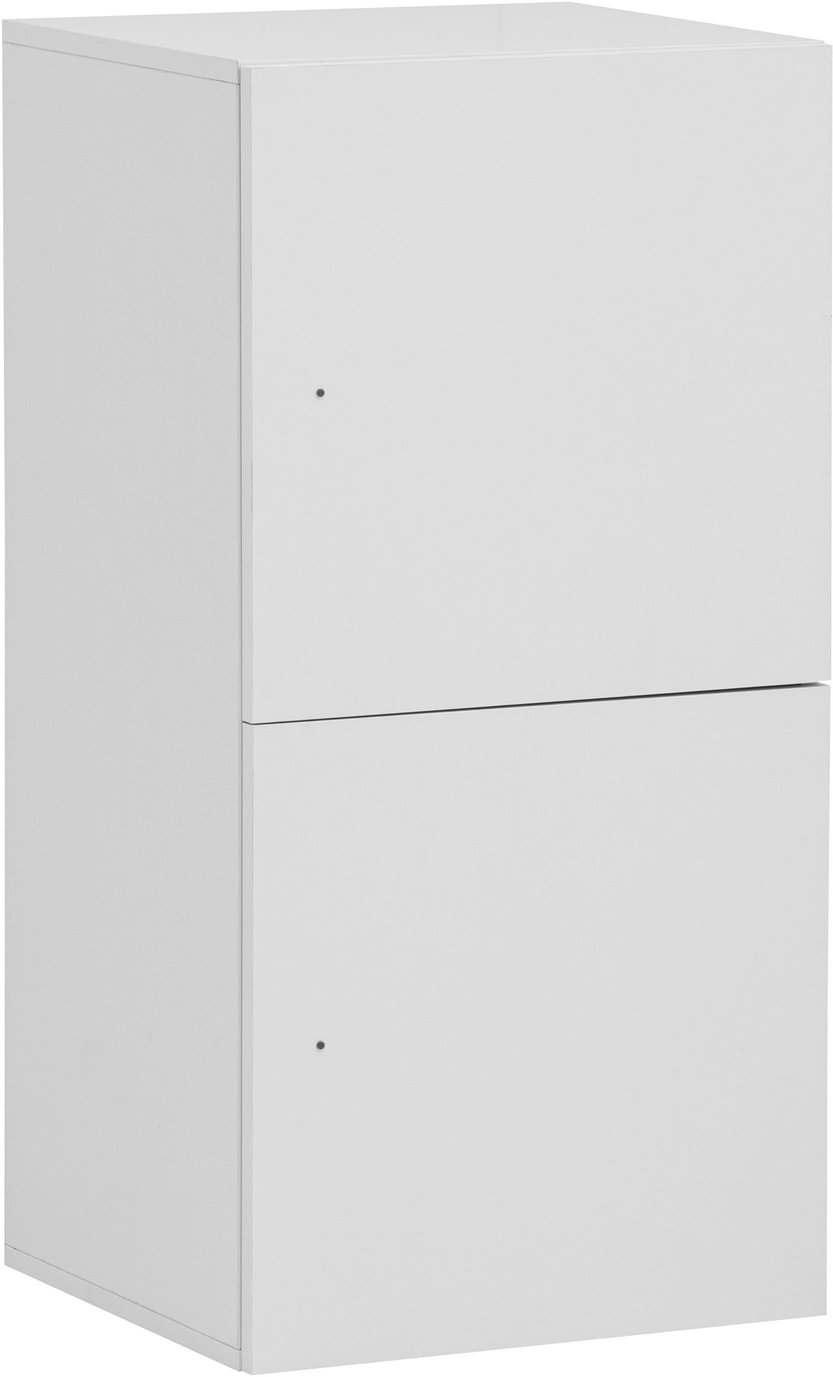 Schildmeyer Locked Spind Schrank Cap 2 Türen weißmatt