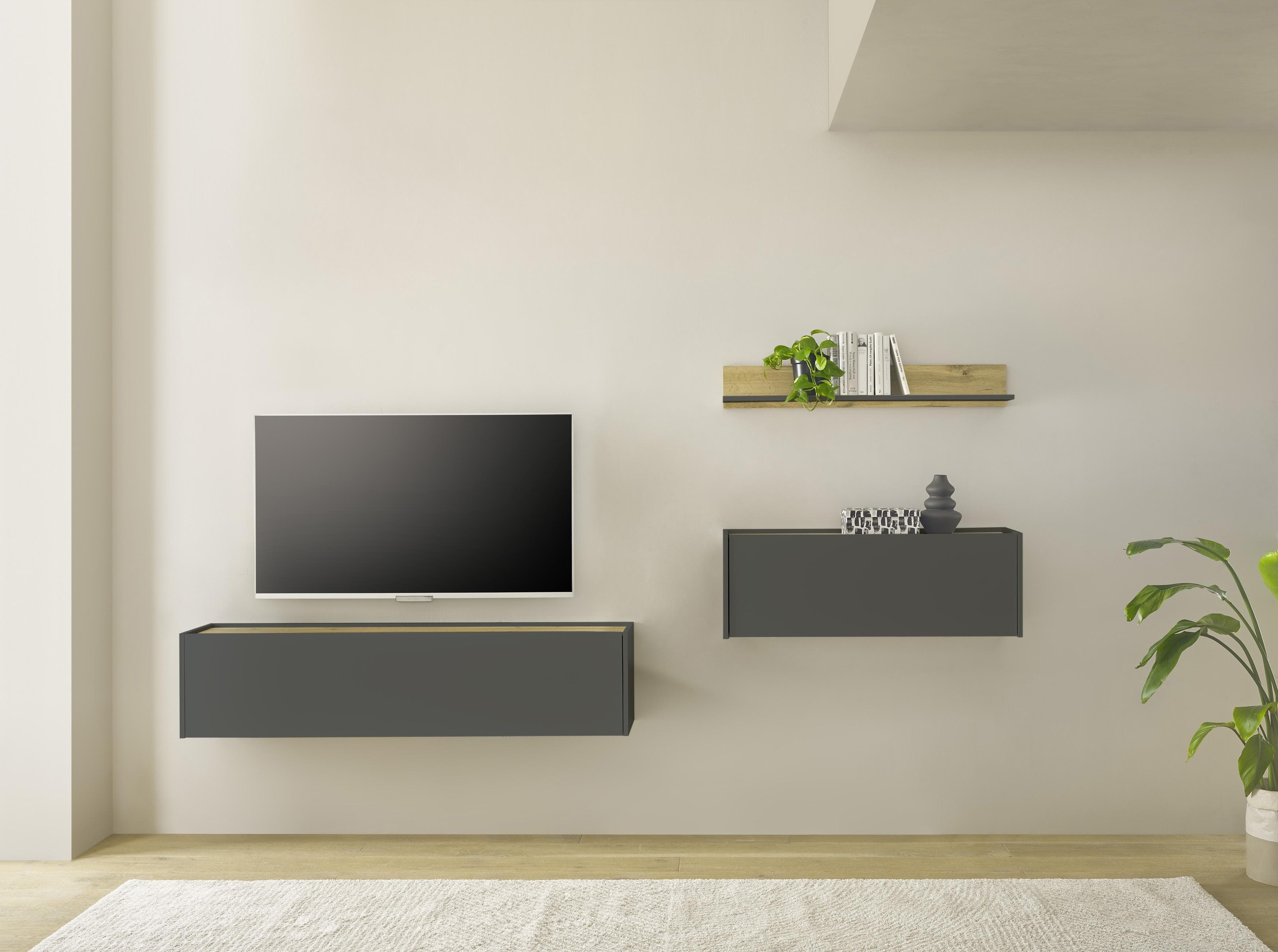 Büromöbel-Set HOME AFFAIRE City/Giron Grau