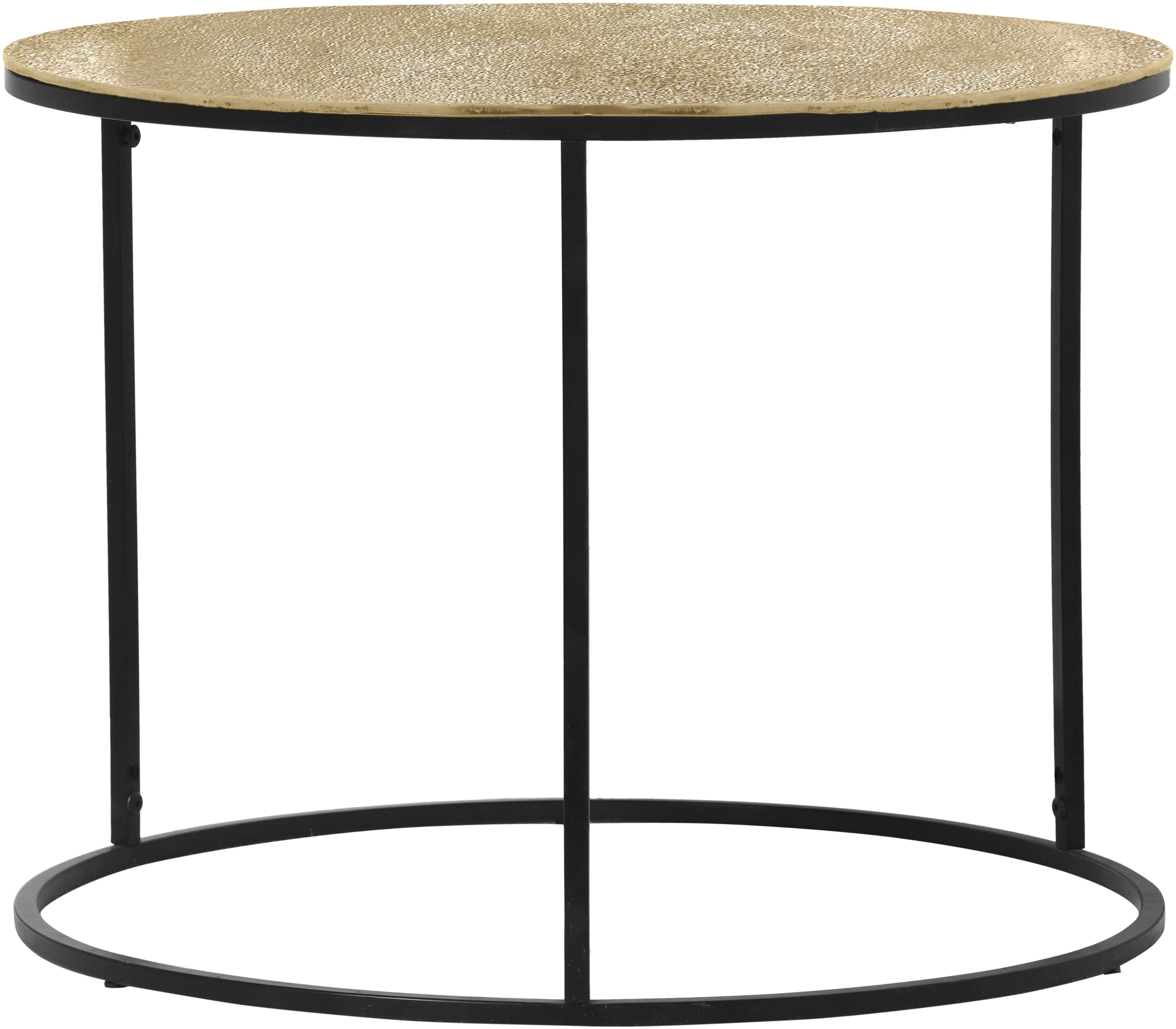Beistelltisch Patty goldfarben Mirrors and More