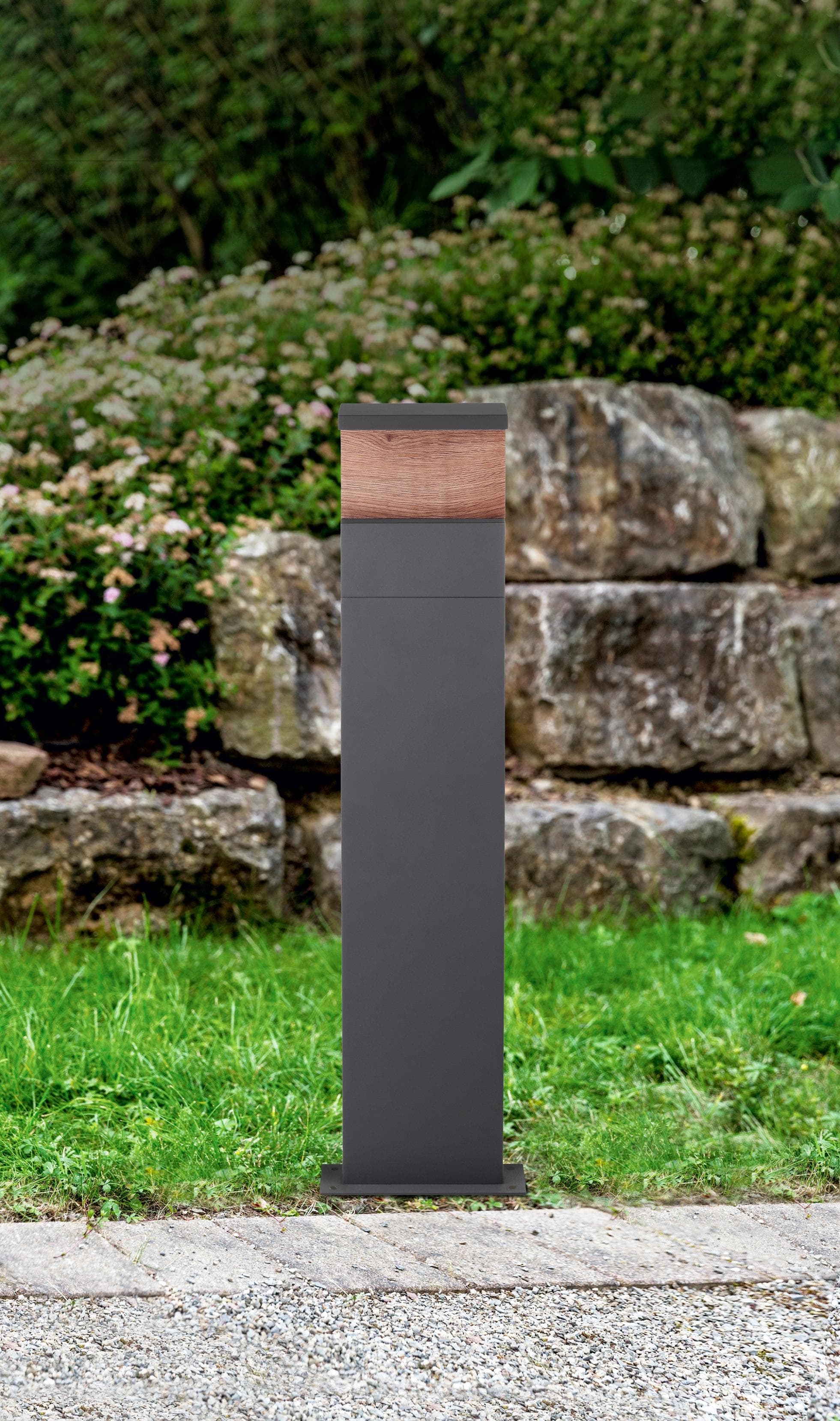 LED Sockelleuchte HEITRONIC Manao Anthrazit