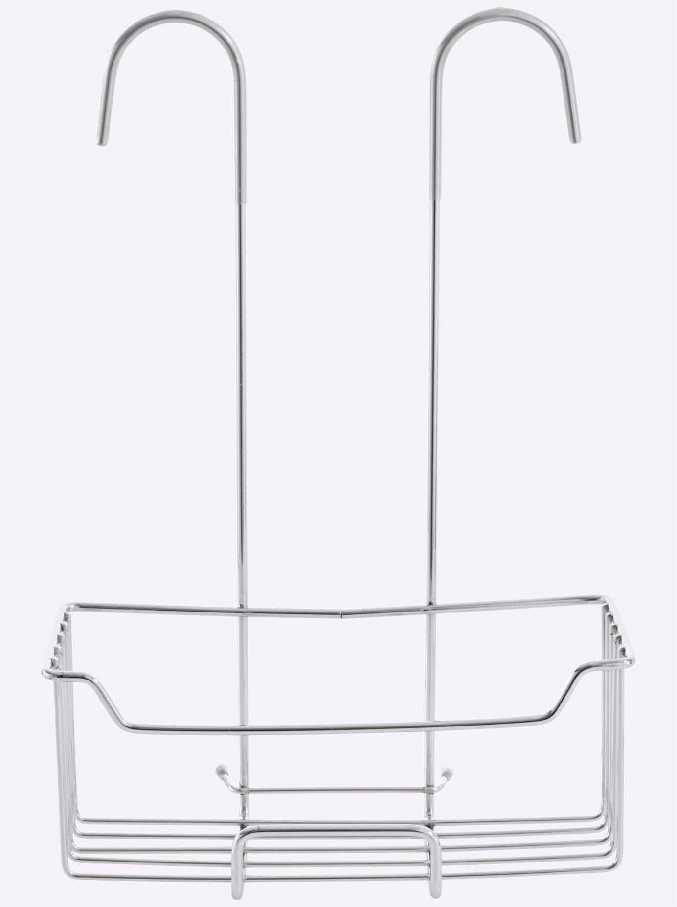 Badaccessoire-Set HEINE HOME grau Edelstahl