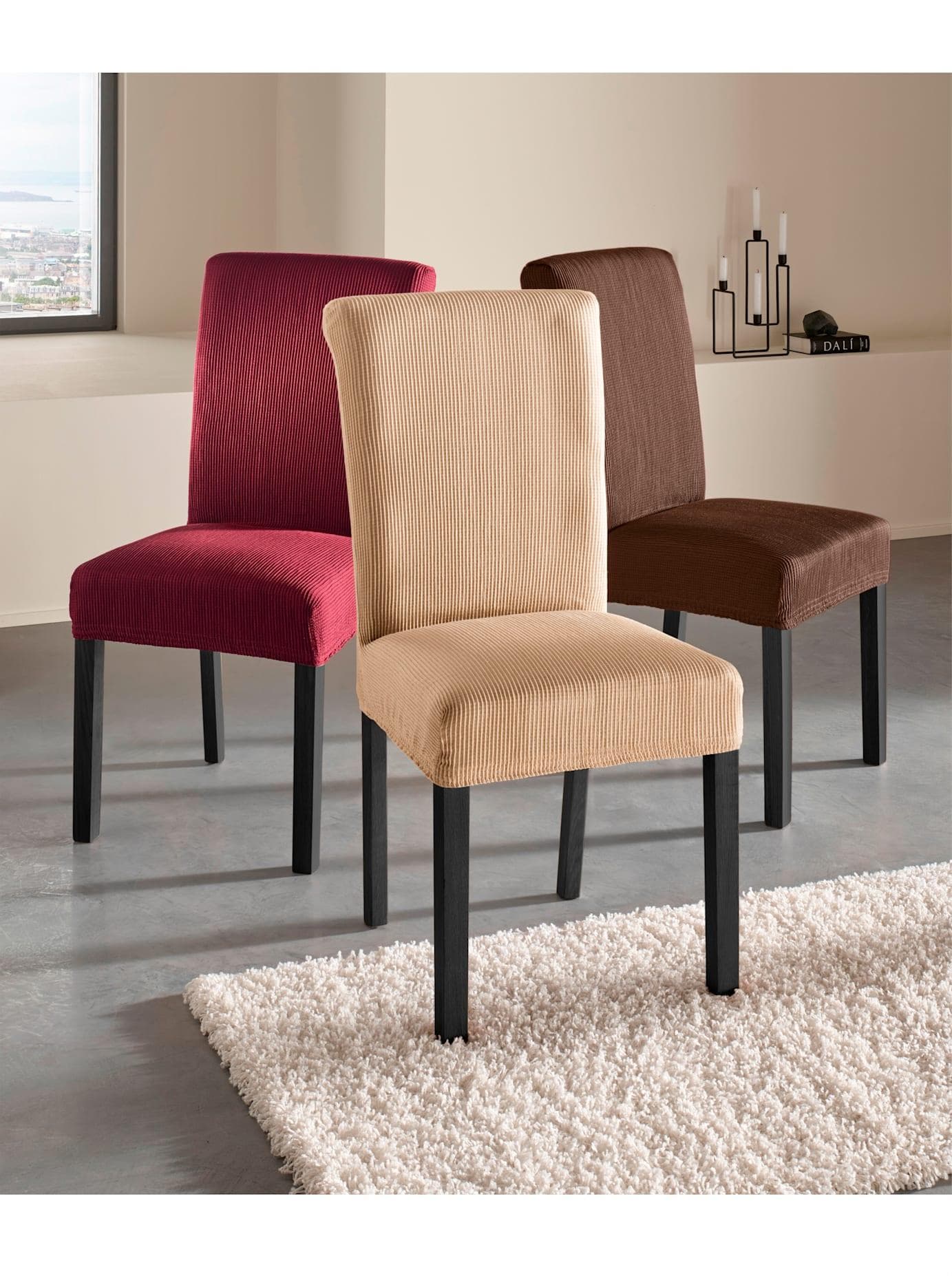 Hussen-Set Gr. 3 rot 3-Sitzer Couchbezug 55% Baumwolle
