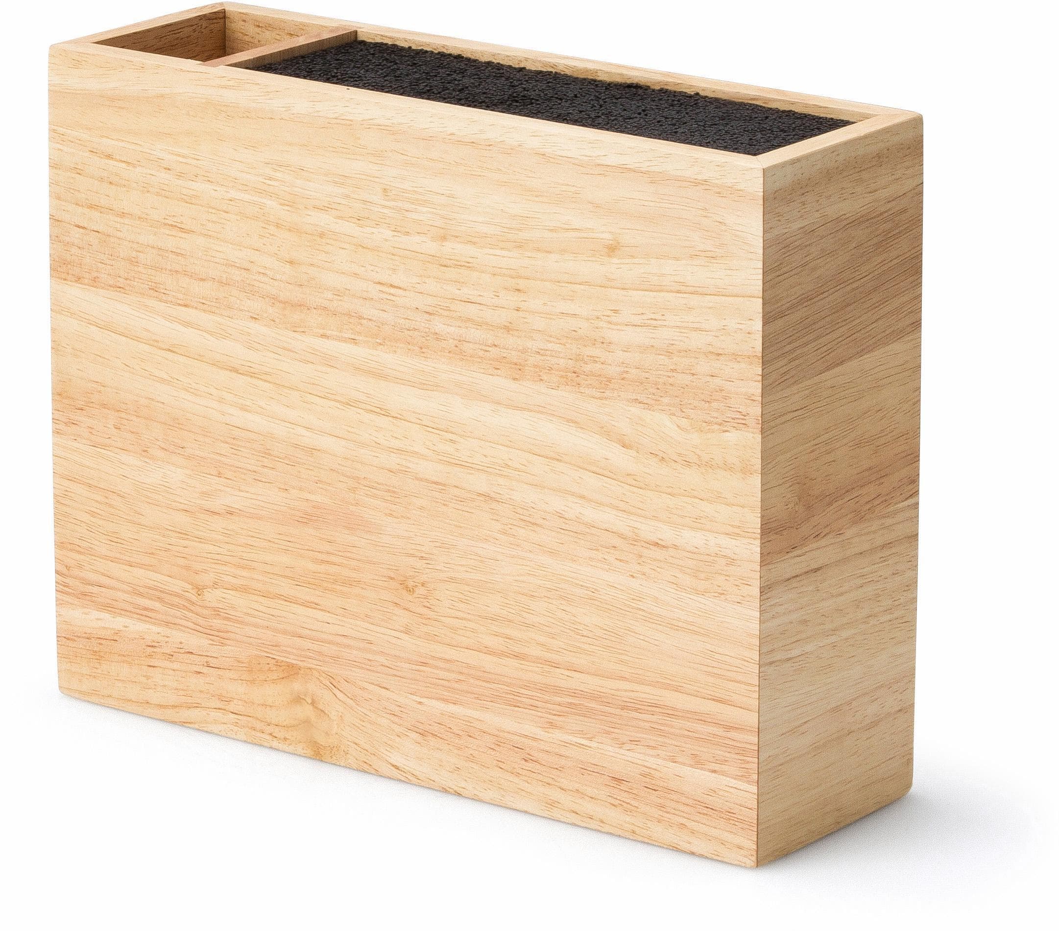 CONTINENTA Messerblock Hartholz flexibel beige natur