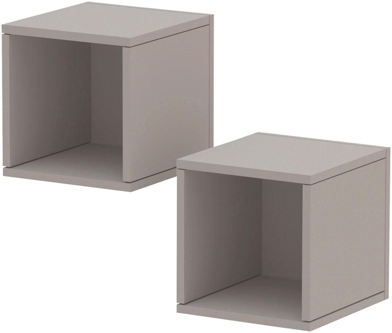 HOME AFFAIRE Infinity Wandregal 2er-Set Beige FSC