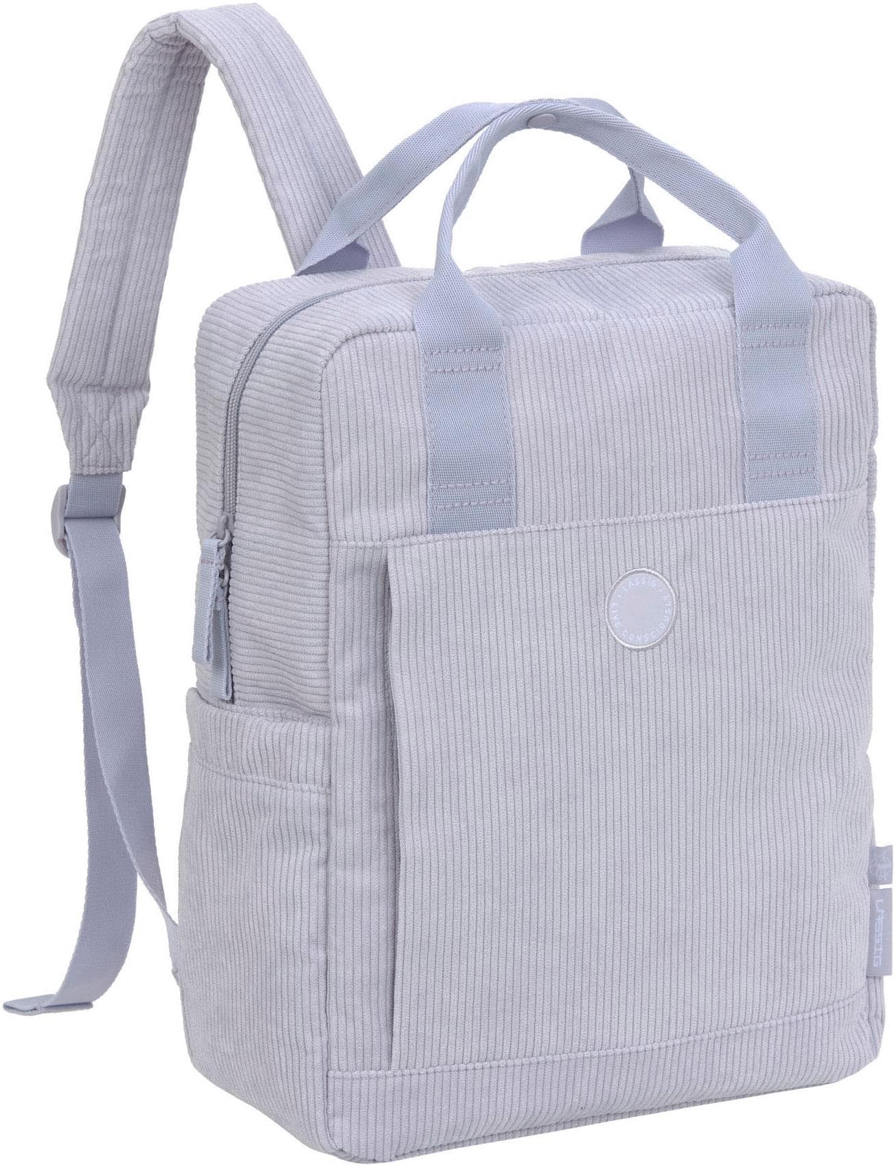 LÄSSIG Vividal Backpack Cord Wickelrucksack lilac