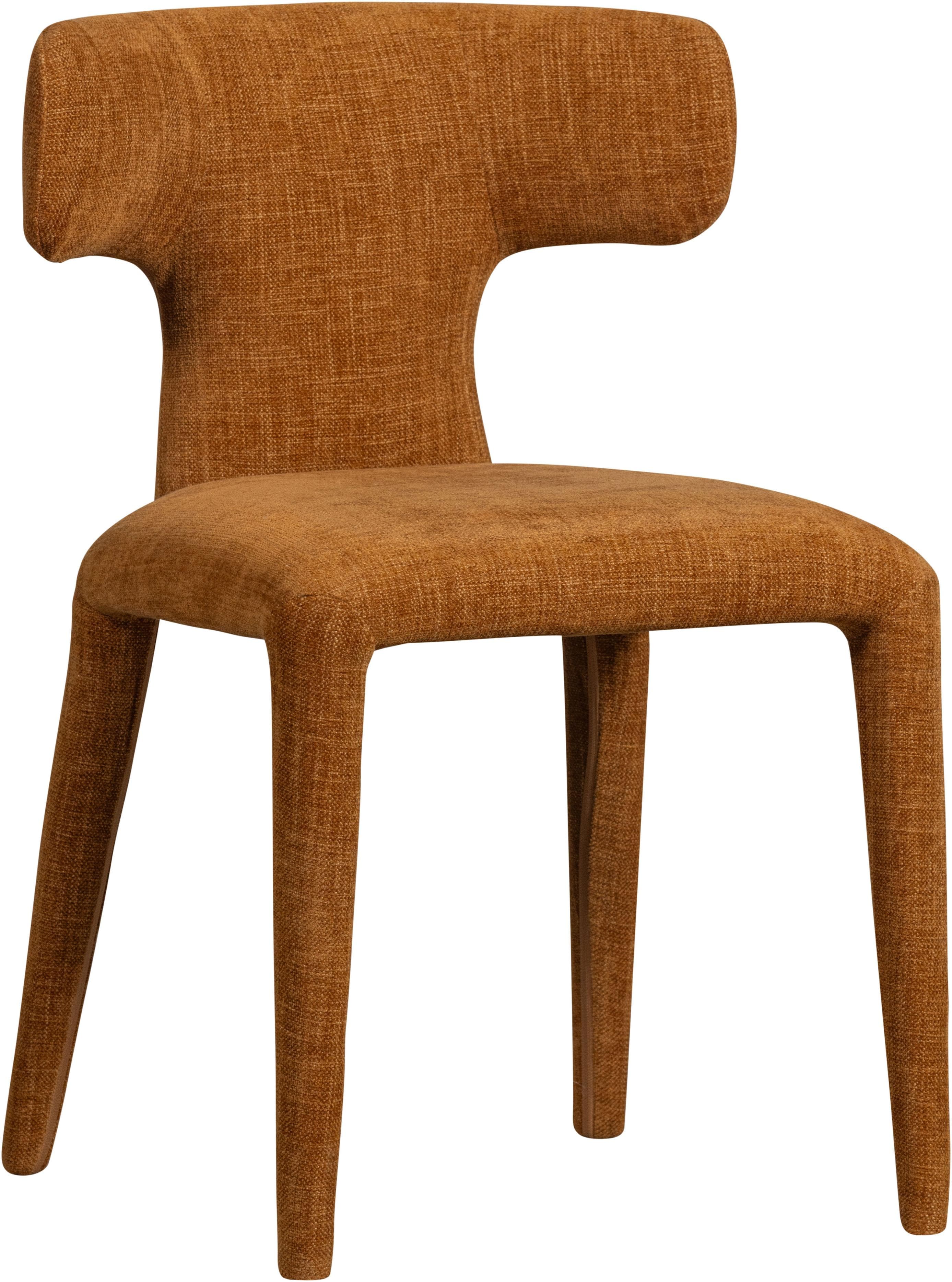 Moderner Esszimmerstuhl aus Holz mit Rückenlehne