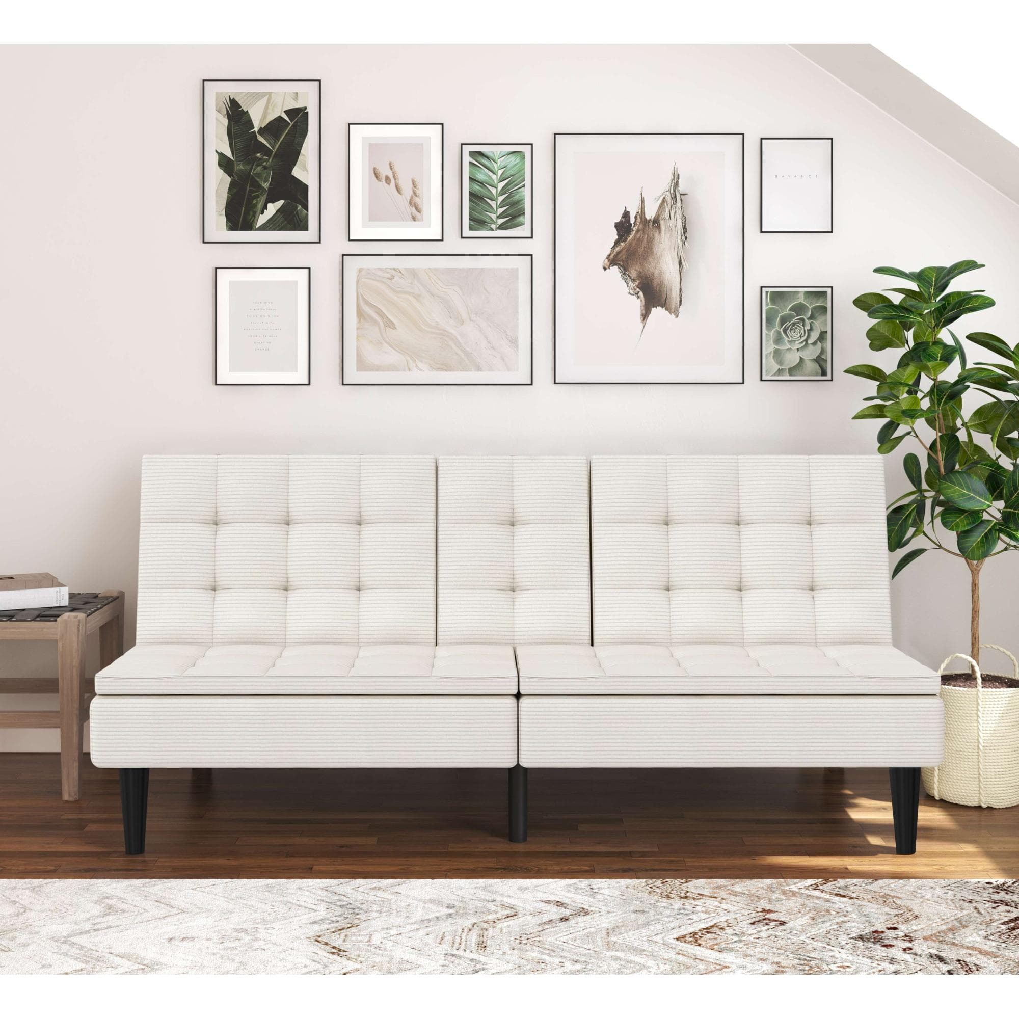 Schlafsofa DOREL HOME Maine Kinosofa mit Relax- und Bettfunktion, 2 Getränkehalter, Creme