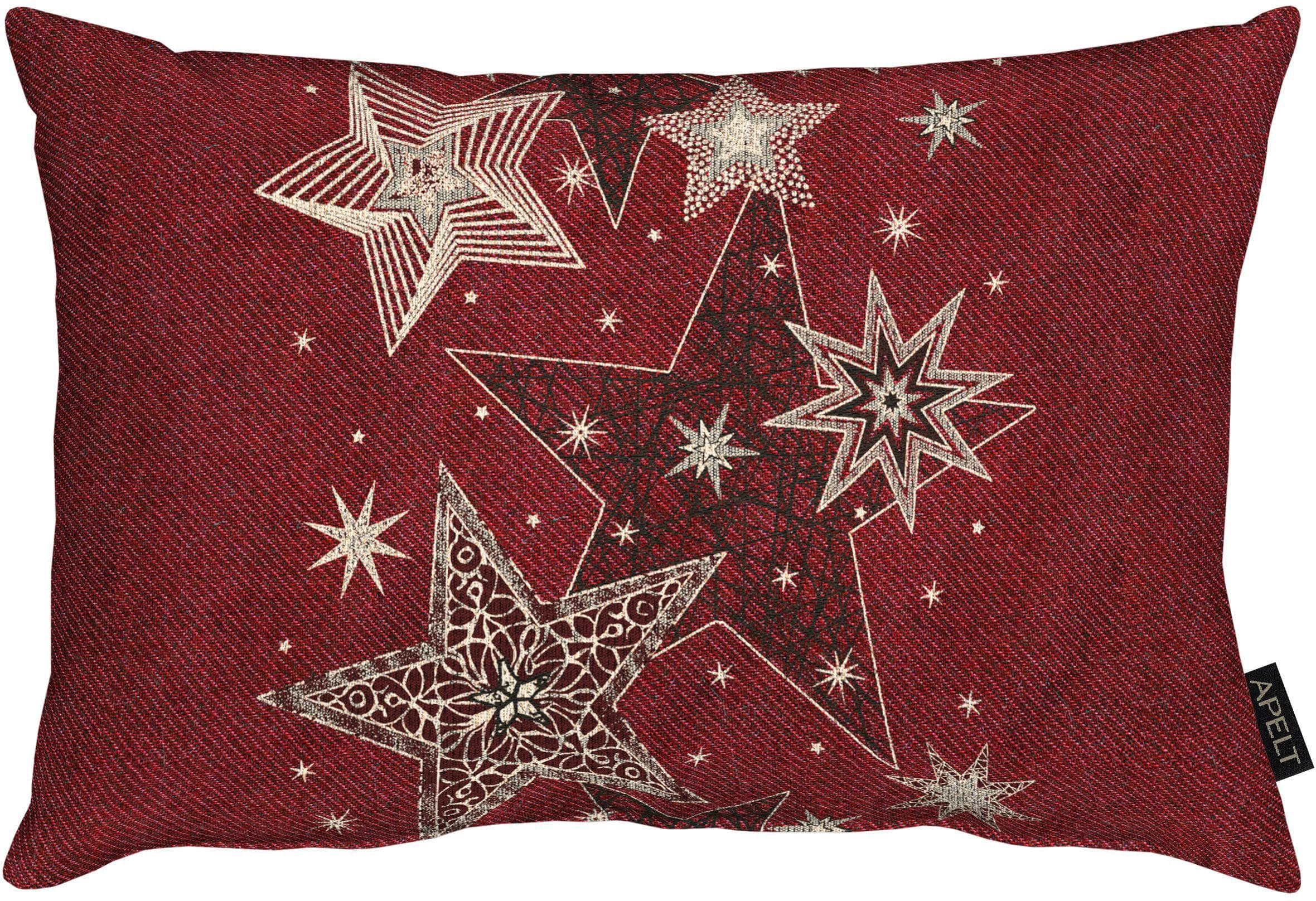 APELT Dekokissen 6303 Rot/Gold