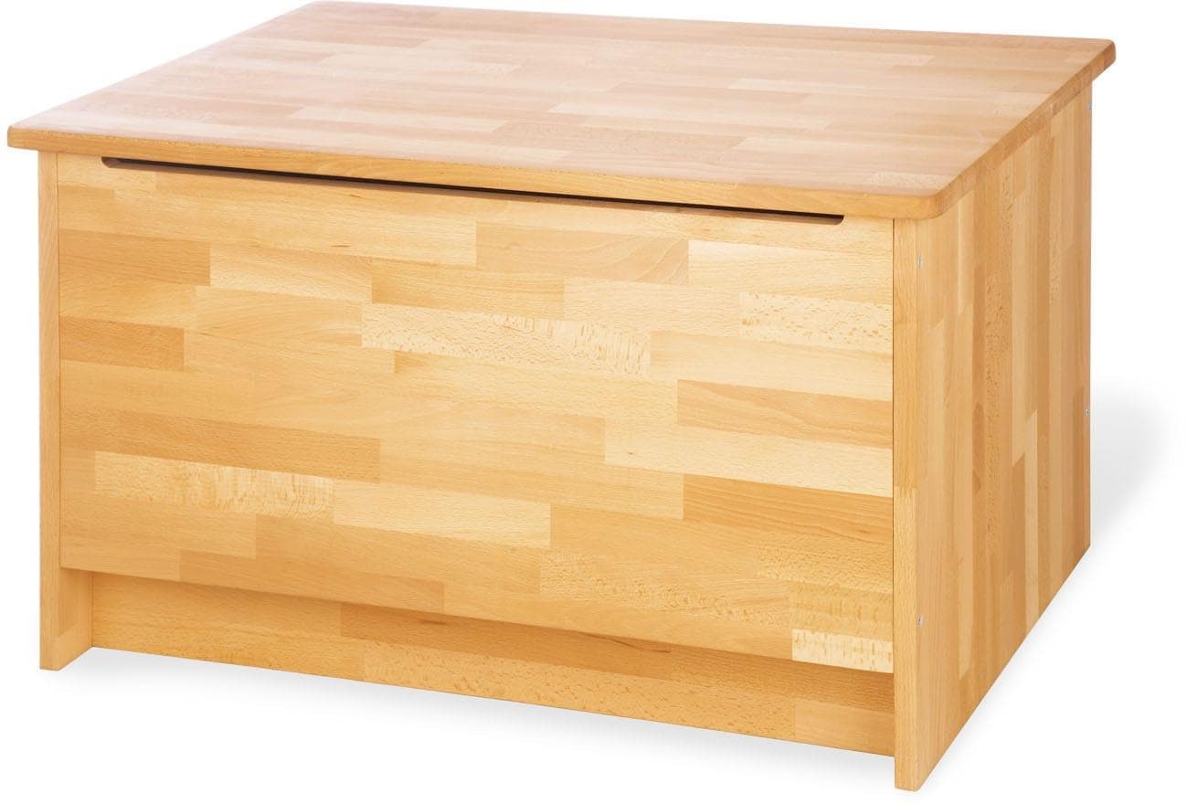 Pinolino® Buchenholz Truhe Geölt mit Klappendämpfer - Made in Europe