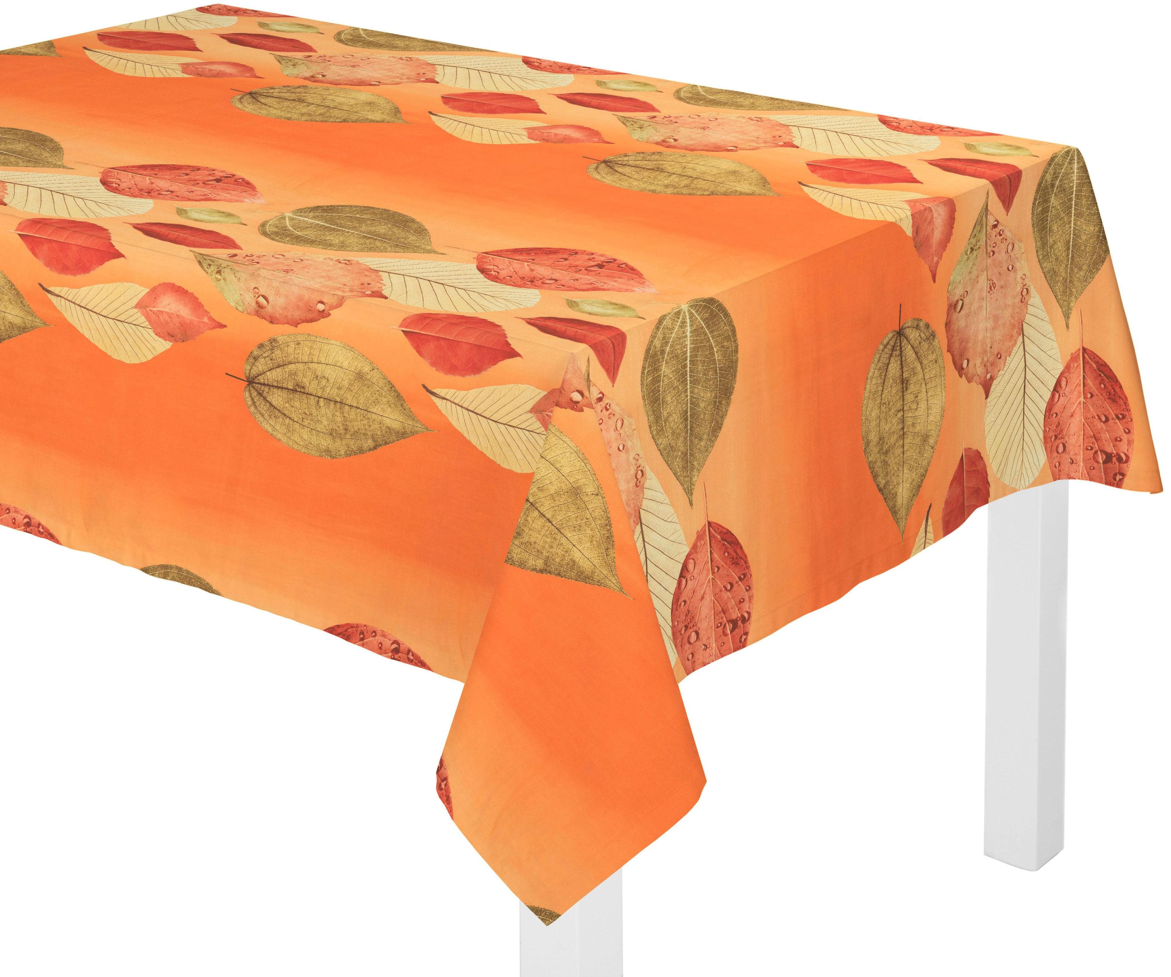 Tischdecke WIRTH MAREK Terrakotta 130x160cm Polyester