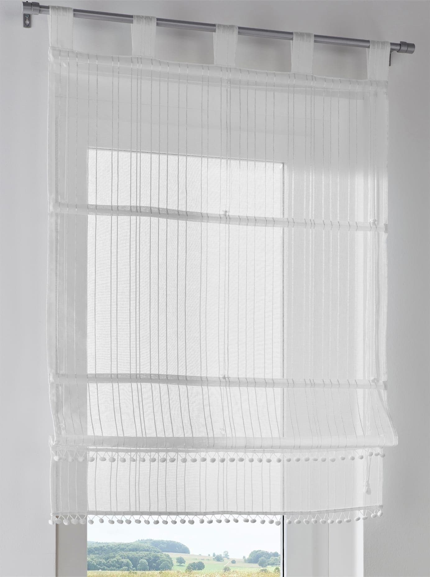 Raffrollo HEINE HOME Gr. 3 Weiß