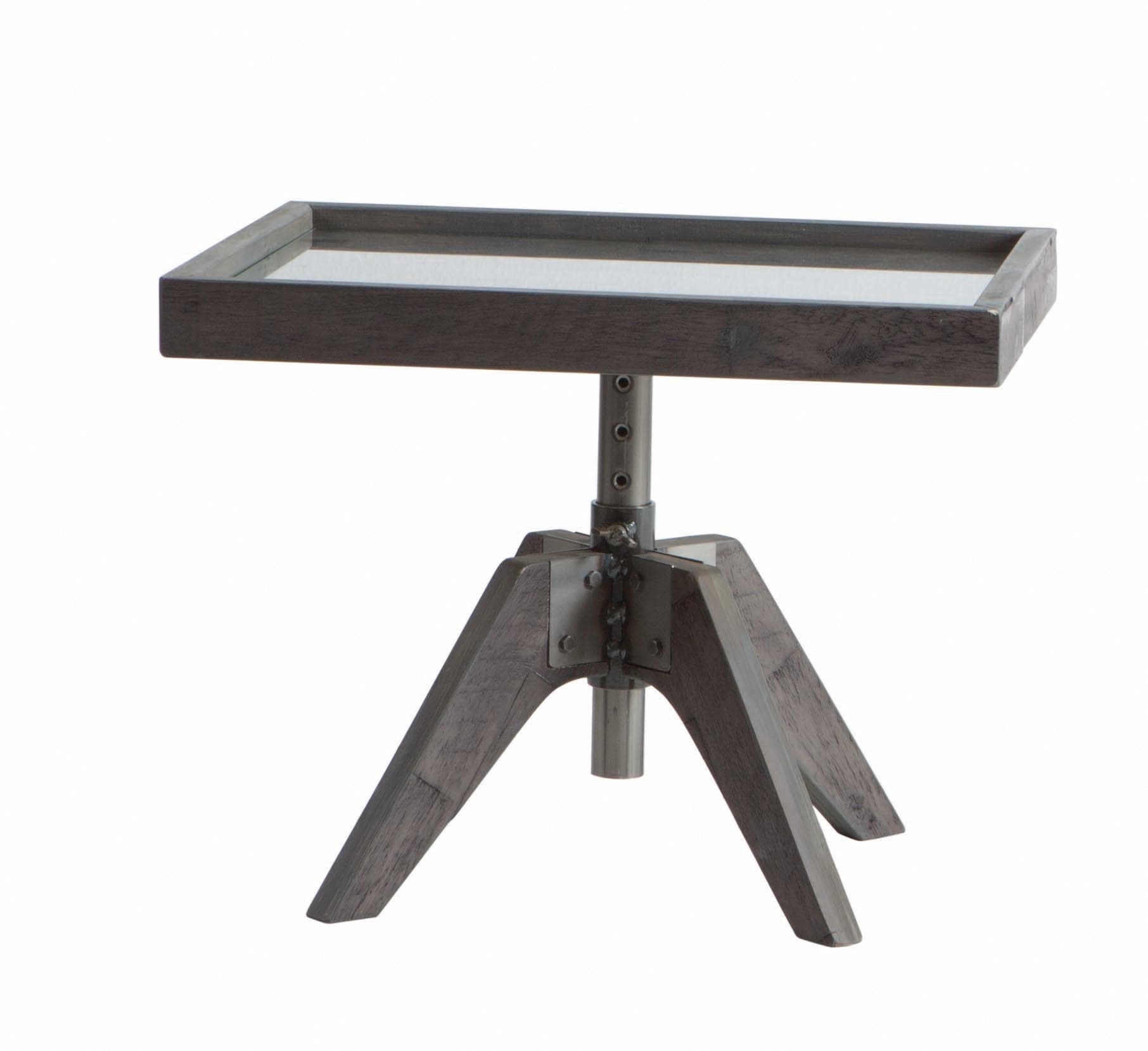 Eleganter Nachttisch aus Holz mit geradlinigem Design