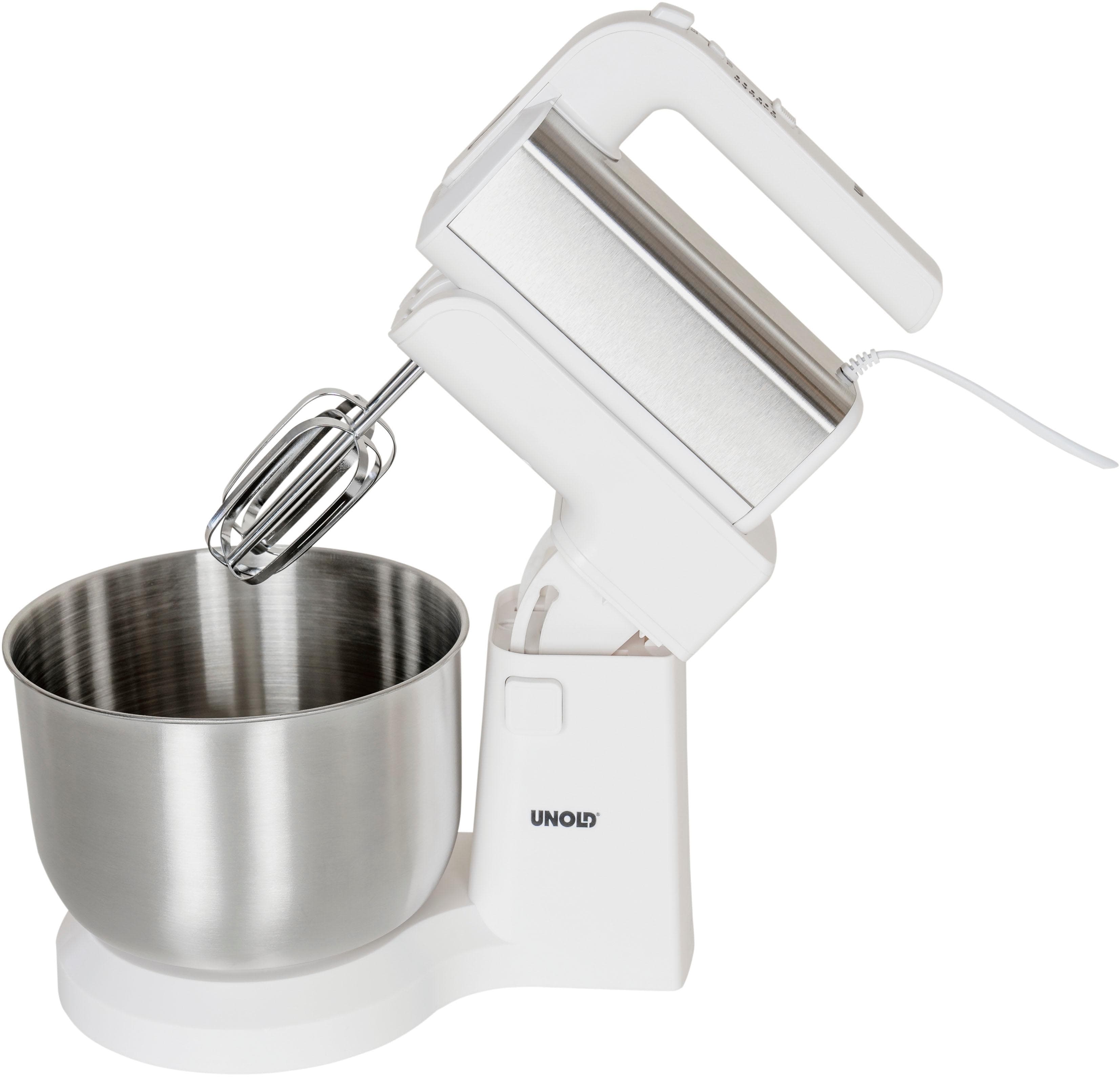 UNOLD Handmixer 78720 mit Rührschüssel Hannah Weiß