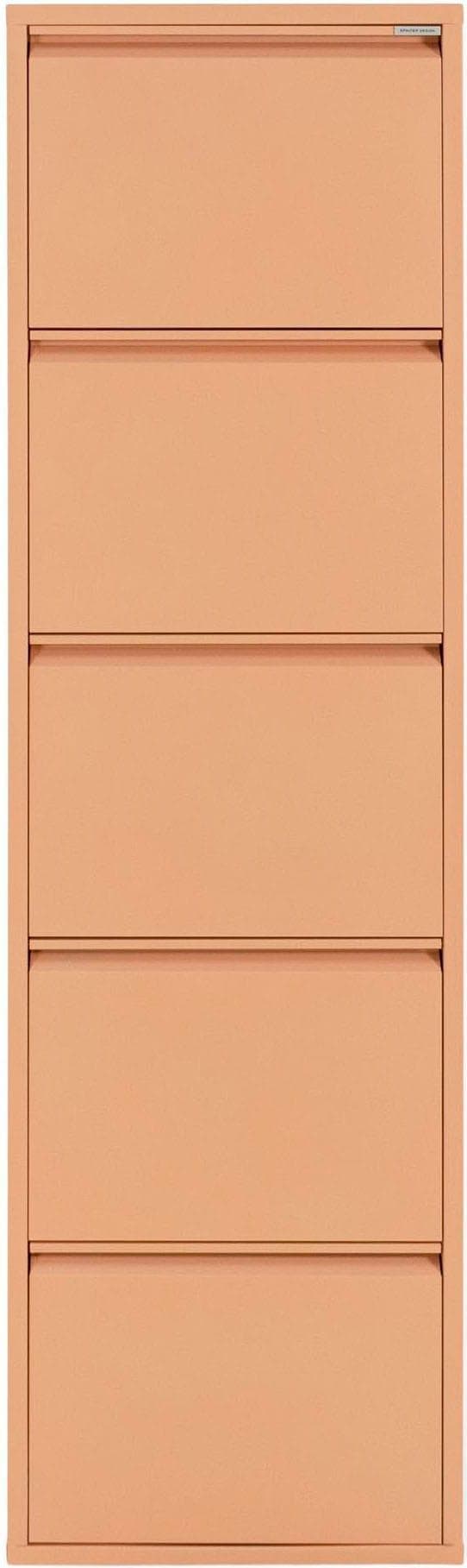 SPINDER DESIGN Schuhschrank Clay Terra Metall 5 Fächer