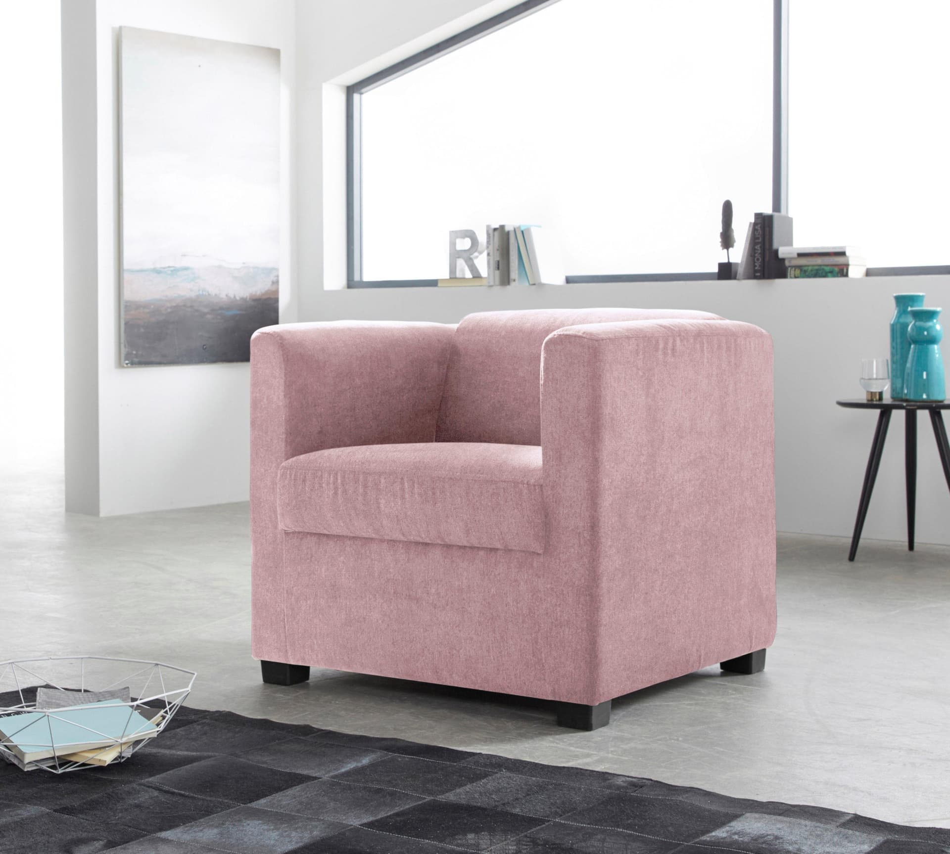 Home Affaire Sessel Bob Rosa Luxus-Microfaser