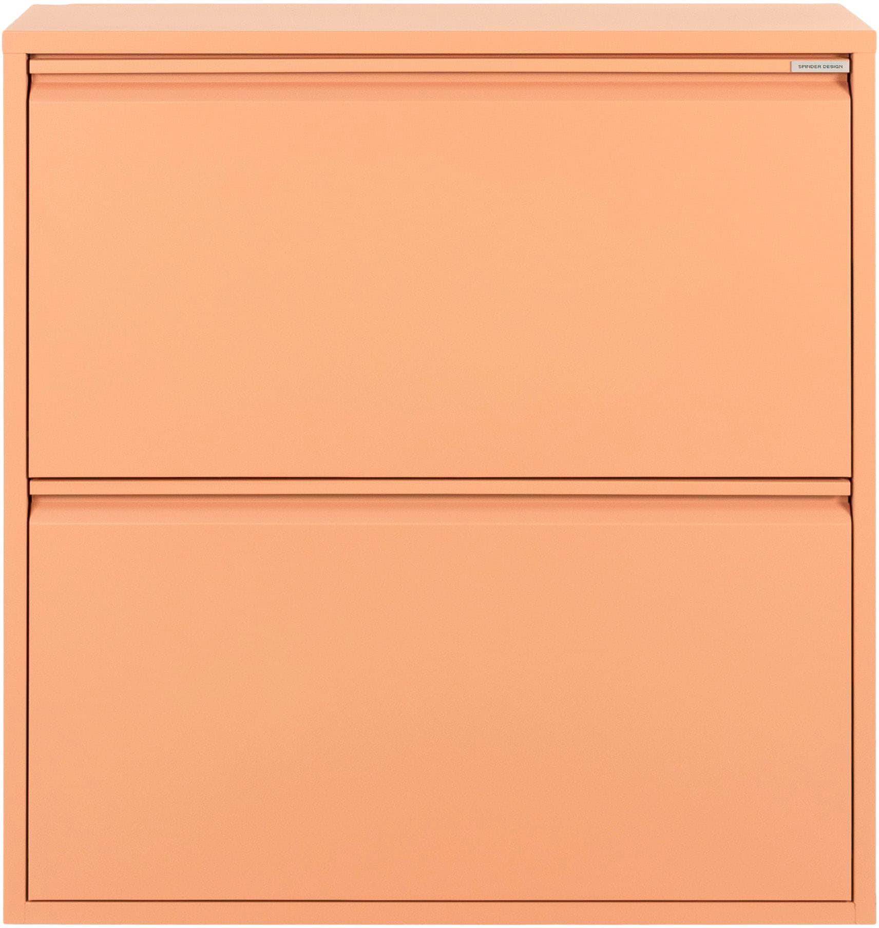 SPINDER DESIGN Schuhschrank Clay Terra Metall Falttür