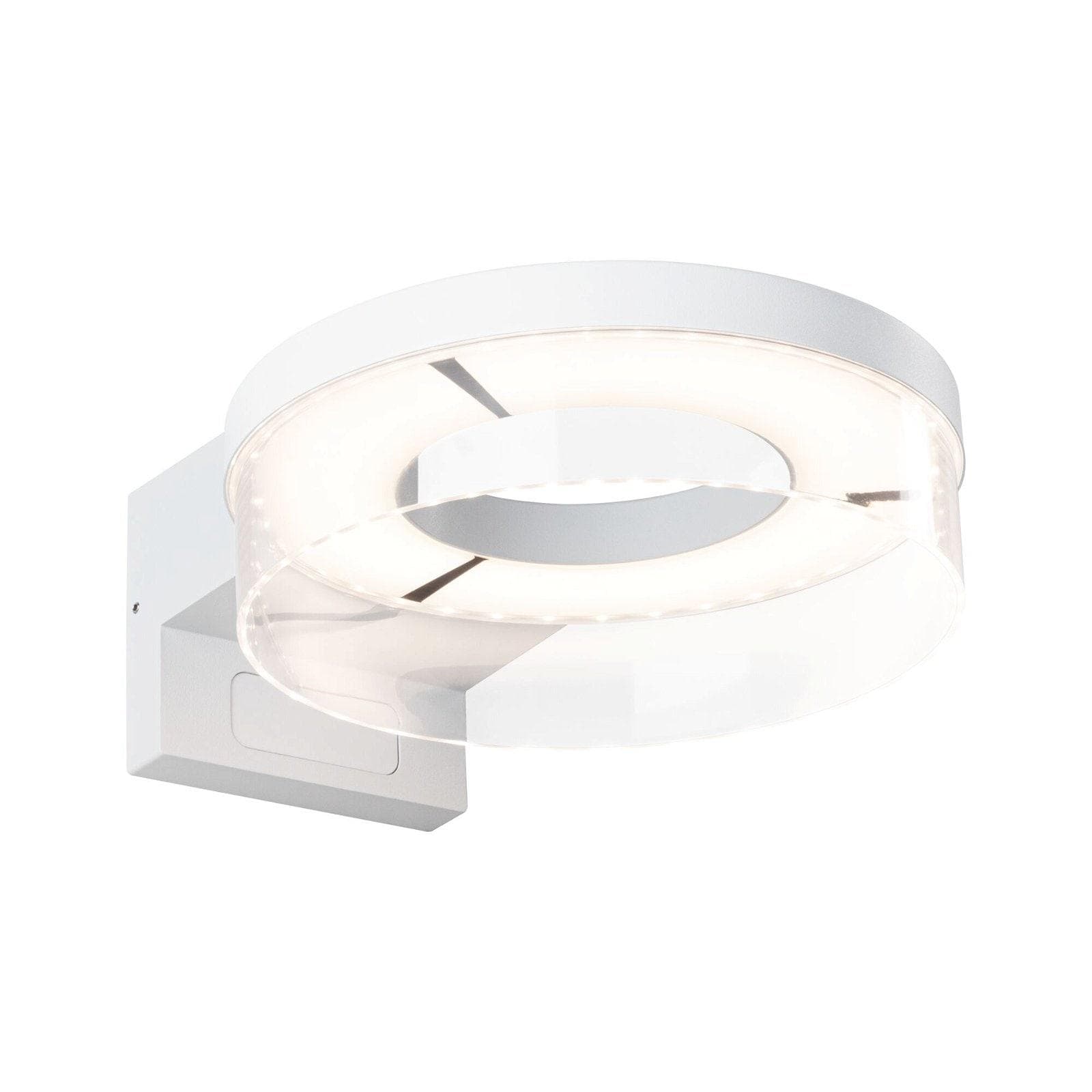 Paulmann LED-Sensor-Außenwandleuchte Capera weiß Metall IP44