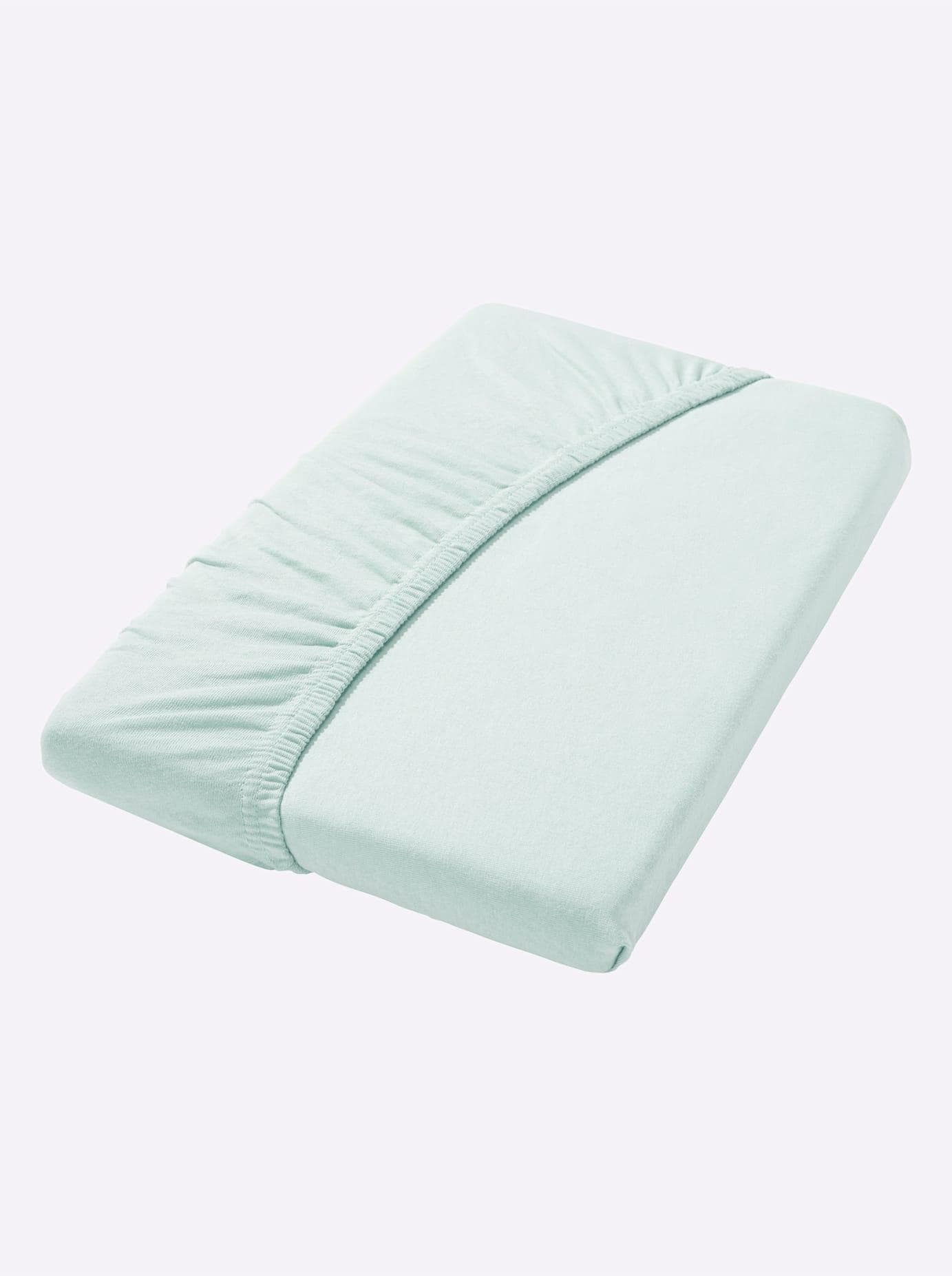 Hagemann Spannbettlaken Grün Mako-Jersey 100% Baumwolle