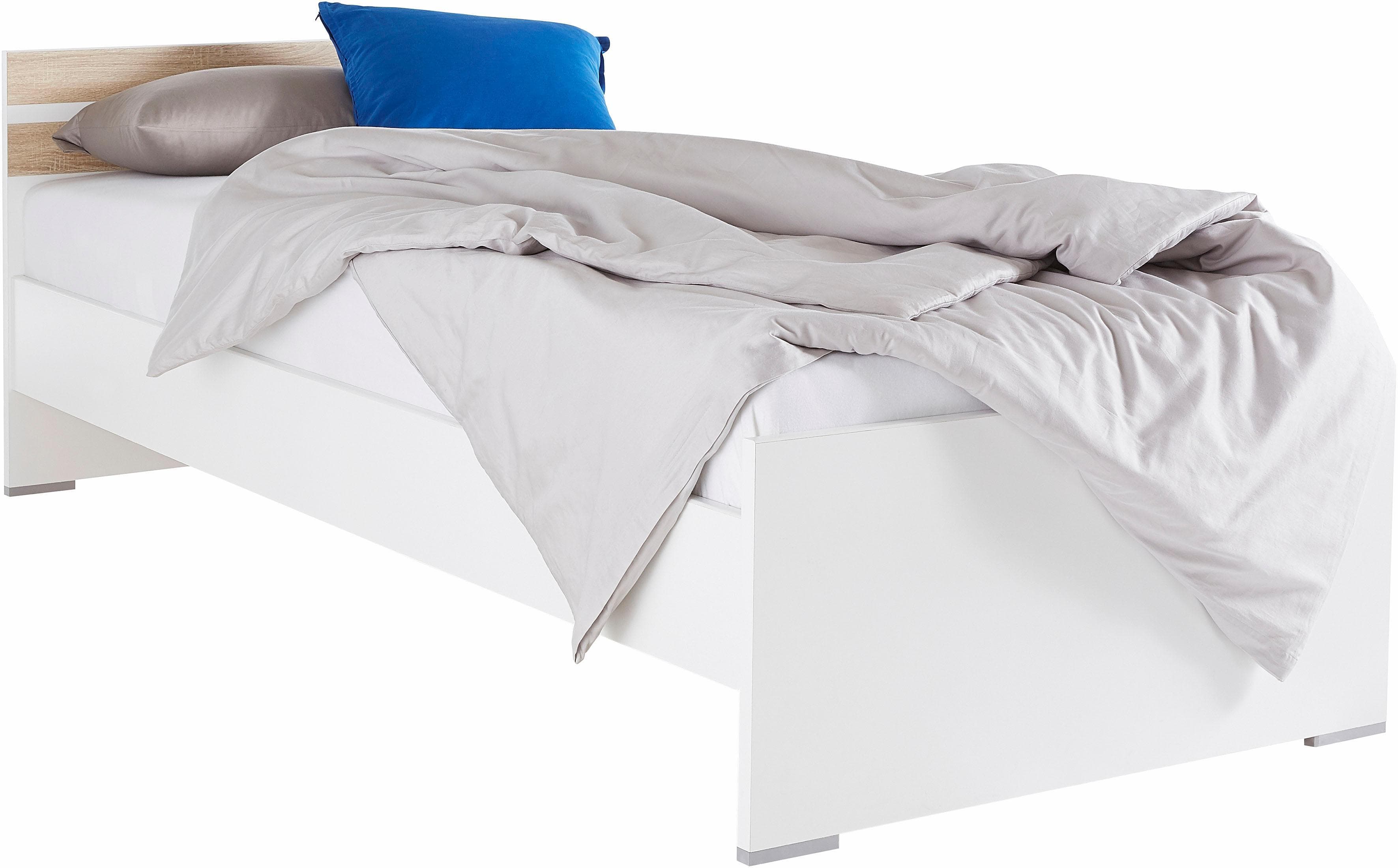 Weißes Gästebett Joker | Liegefläche 90/140x200 cm mit farbigen Akzenten