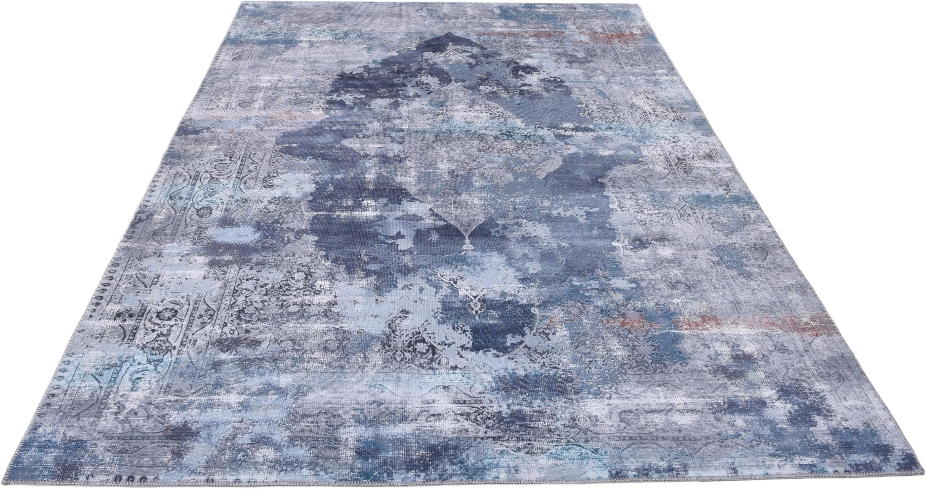 GINO FALCONE Teppich Cecilia 068 Vintage Blau 190x290 cm