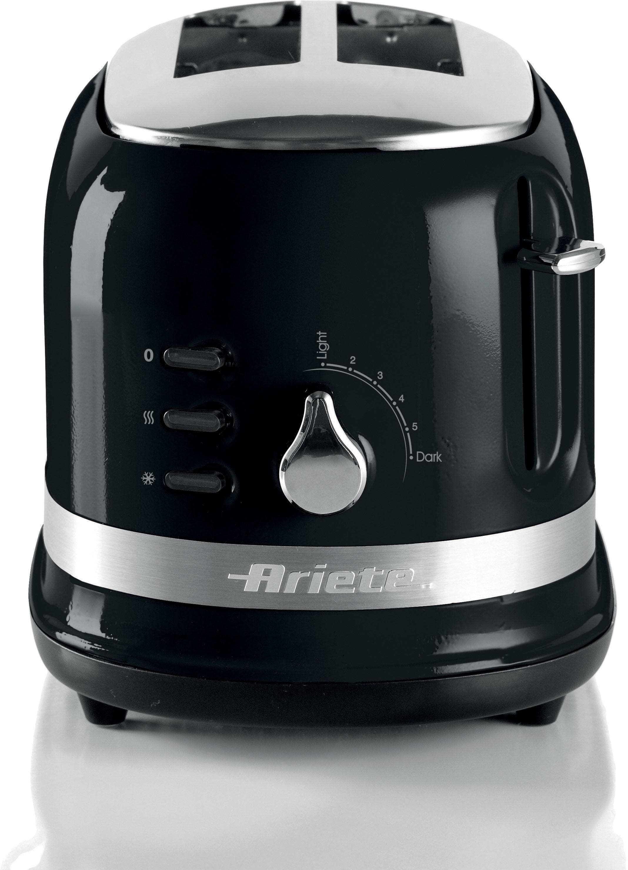 ARIETE Toaster 149BK Moderna Schwarz 2-Schlitz Cool-Touch