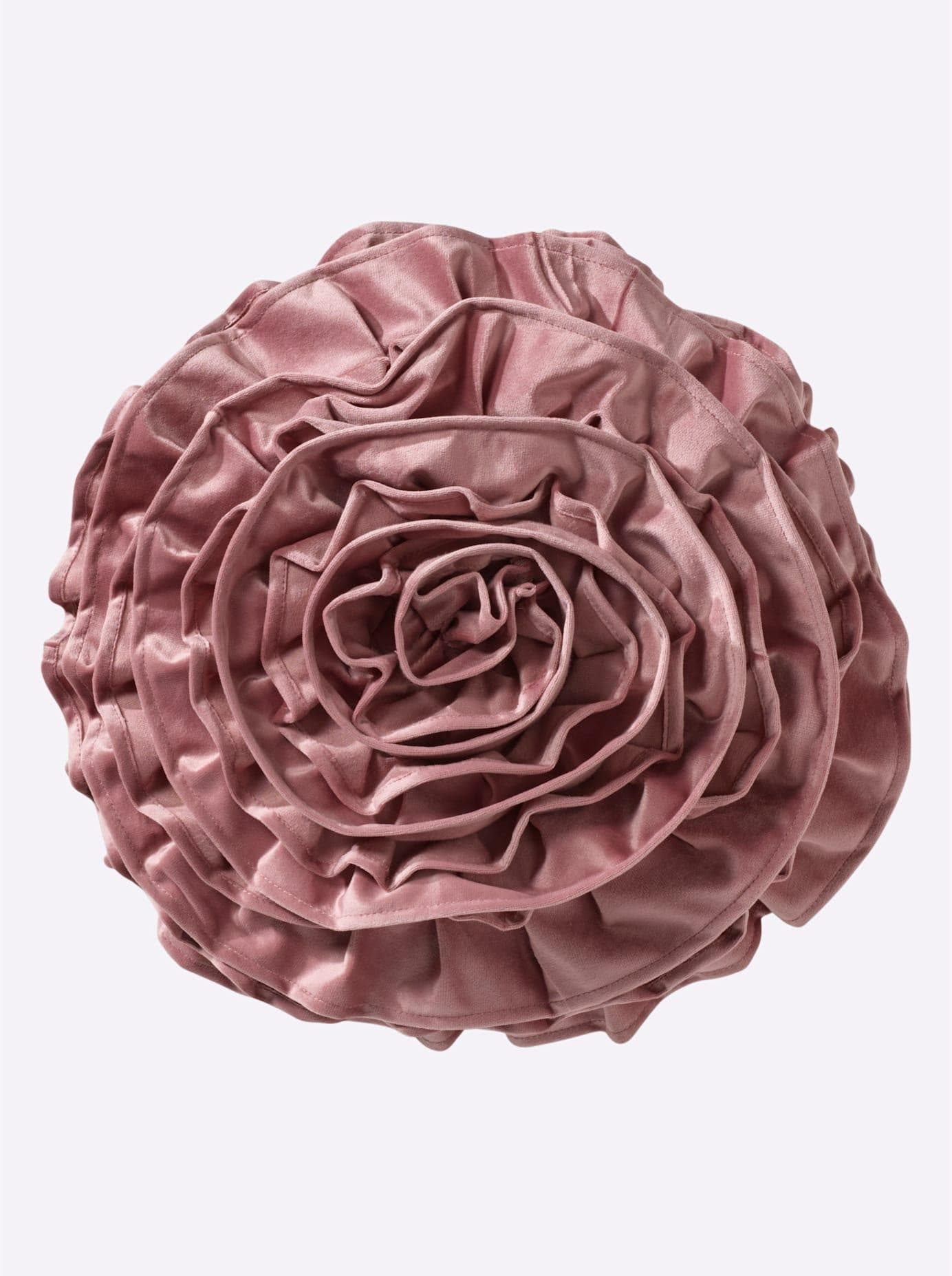 Kopfkissen HEINE HOME Rosa Blütenform 40x40 cm