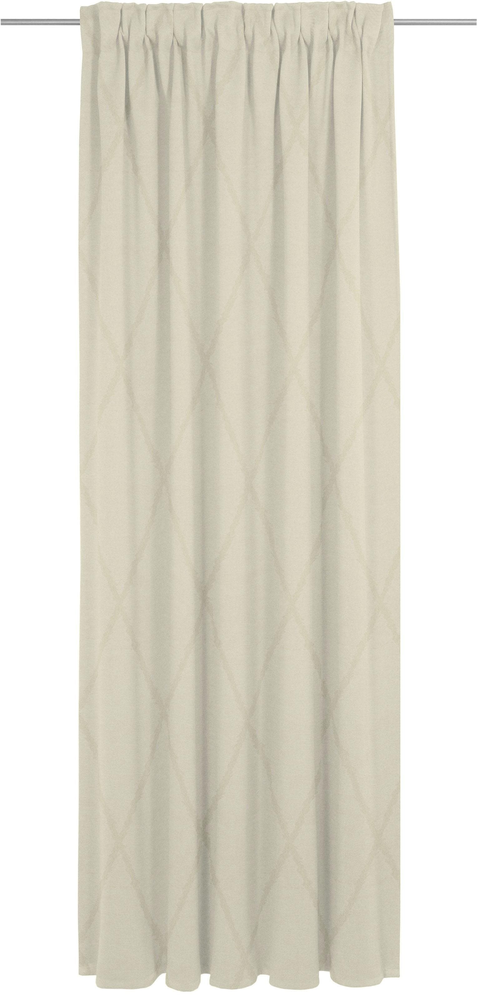 ADAM Vorhang Casket Valdelana Beige Jacquard 100% Bio-Baumwolle